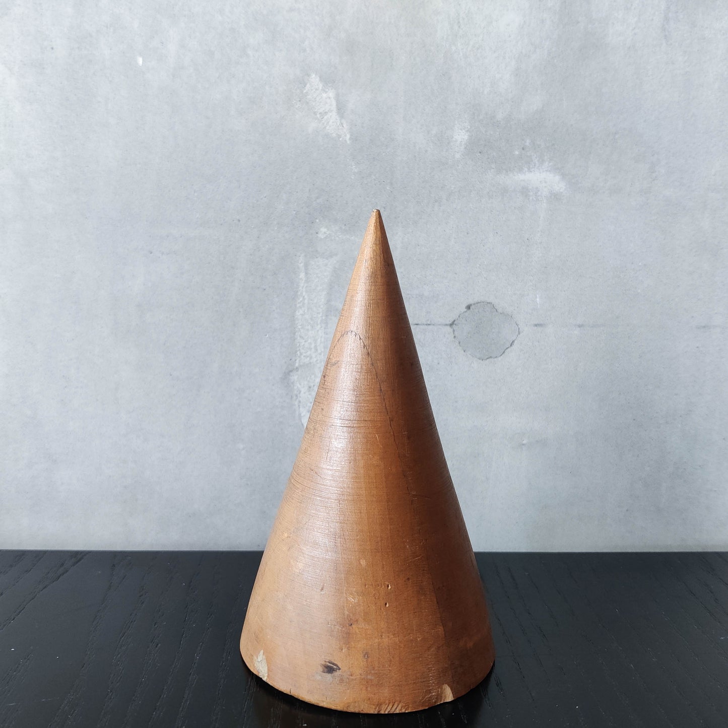 Vintage 1950s set wooden teaching drawing models geometric solids shapes wood