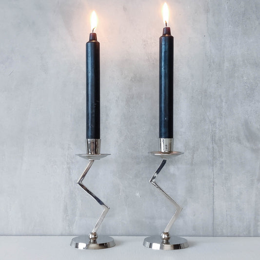 Zigzag candle holders