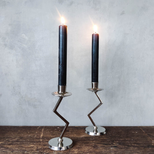 Zigzag candle holders