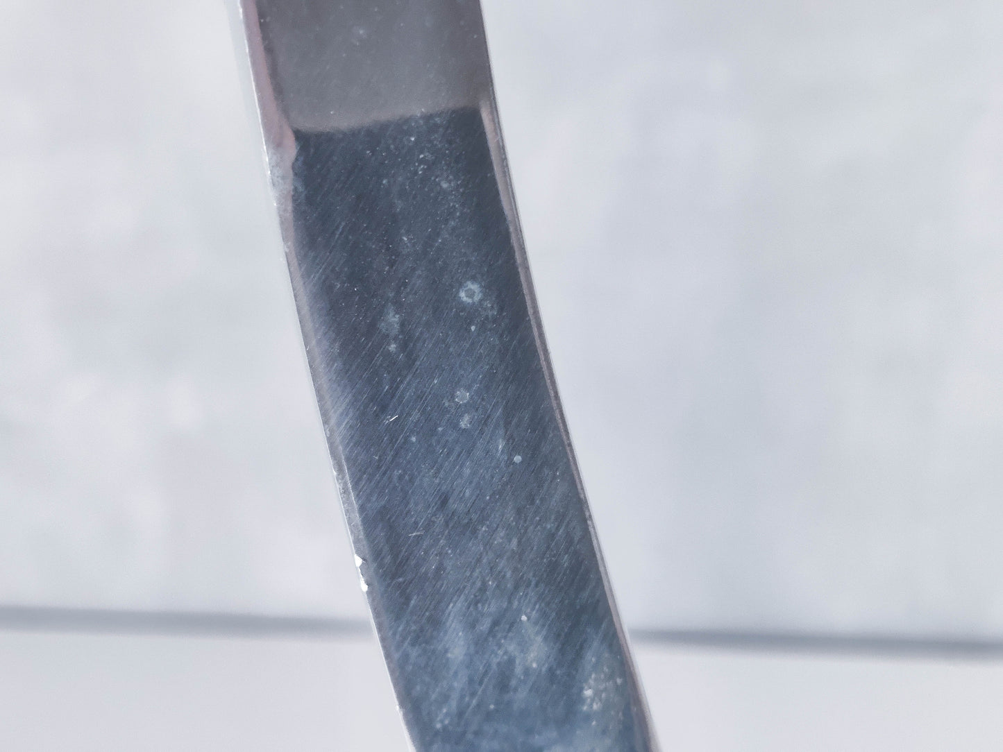 Trio of vintage aluminium Nessie Matthew Hilton style biomorphic candle holders