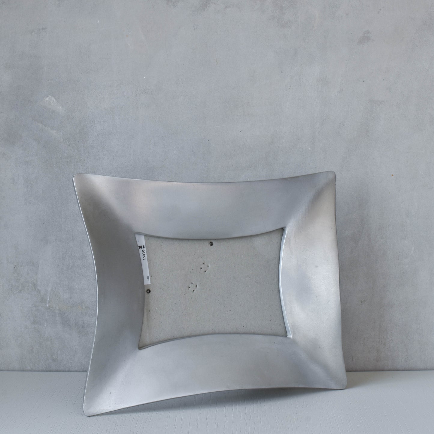 Vintage 1999 Havla Ikea cast metal wavy postmodern style photo picture frame