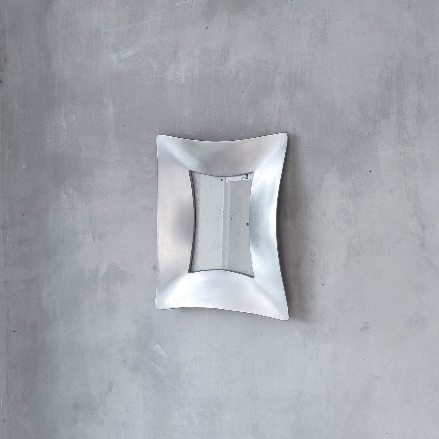 Vintage 1999 Havla Ikea cast metal wavy postmodern style photo picture frame