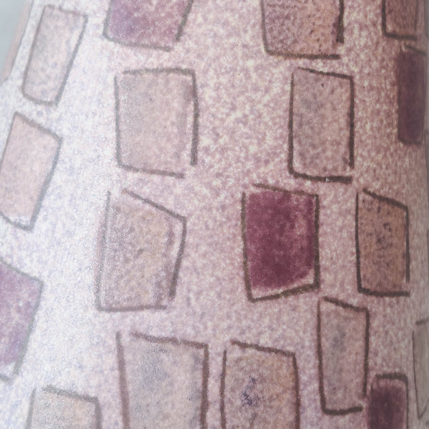 Vintage 1980s painterly studio pottery ceramic sculptural vase jug vessel signed