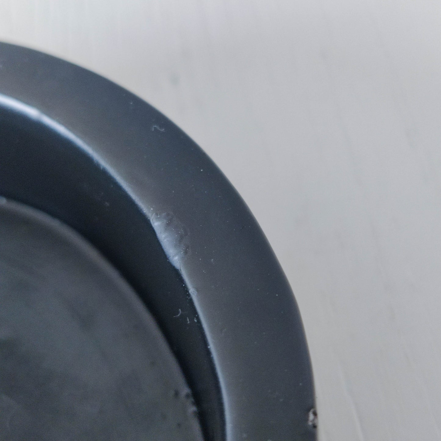 Quaglino's Q ashtray Terence Conran 1990s black powder coated aluminium London