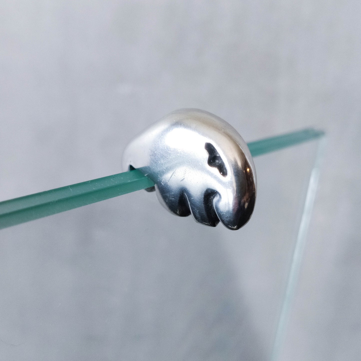 Carrol Boyes Sumo glass cast aluminium whimsical figure photo picture frame