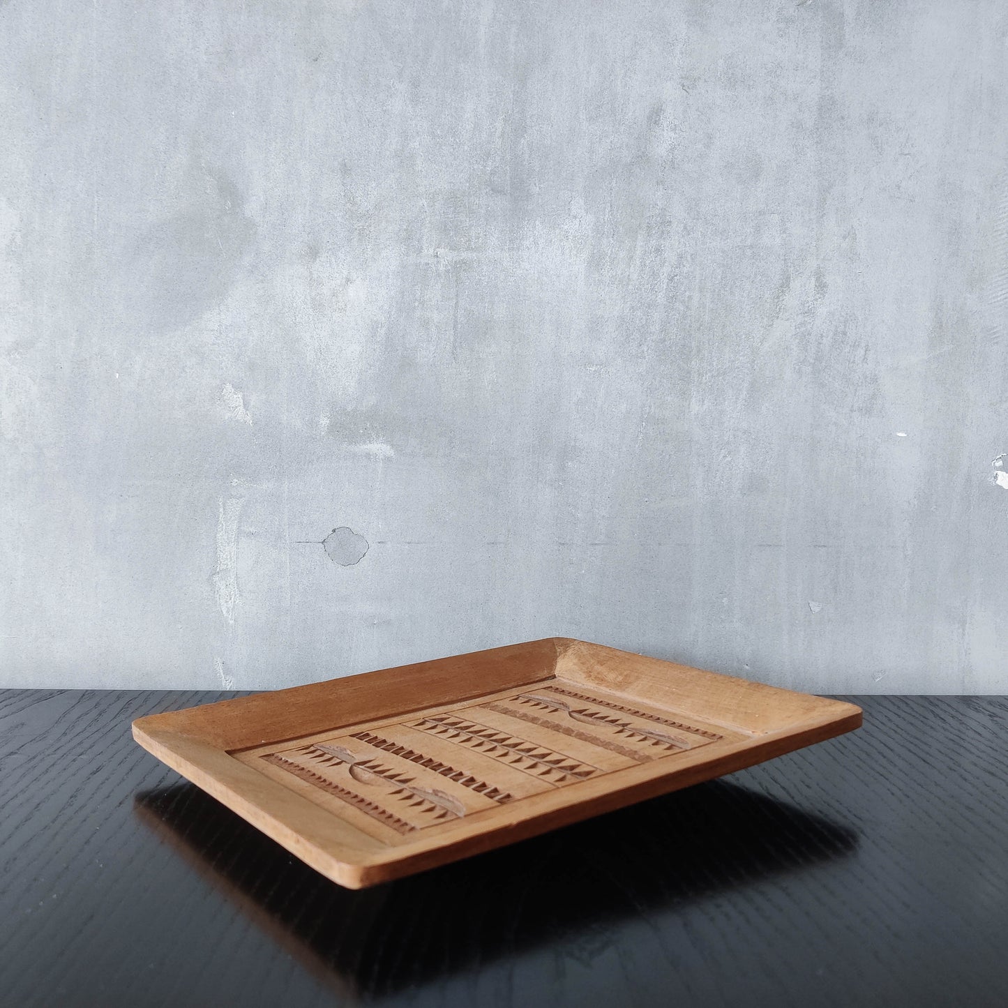 Vintage apprentice piece wood cut carved panel wall art sculpture plaque relief