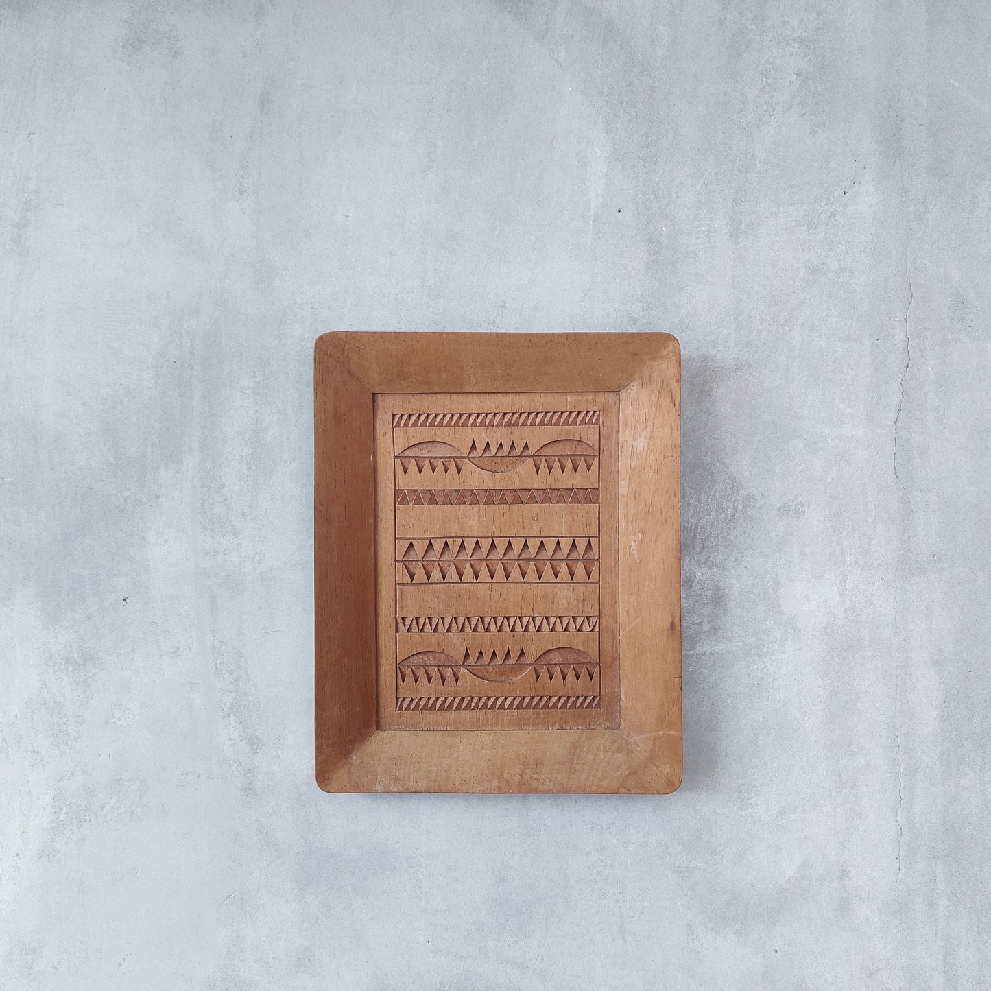 Vintage apprentice piece wood cut carved panel wall art sculpture plaque relief