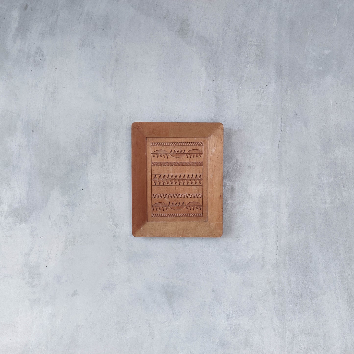 Vintage apprentice piece wood cut carved panel wall art sculpture plaque relief