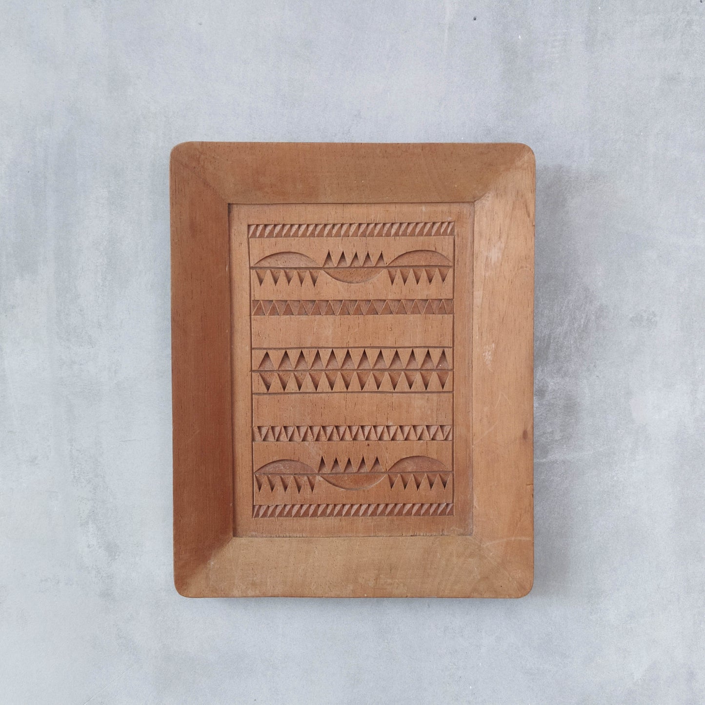 Vintage apprentice piece wood cut carved panel wall art sculpture plaque relief