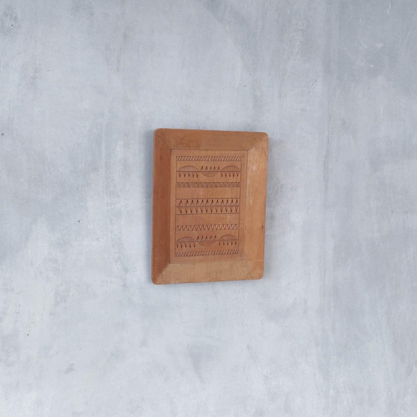 Vintage apprentice piece wood cut carved panel wall art sculpture plaque relief