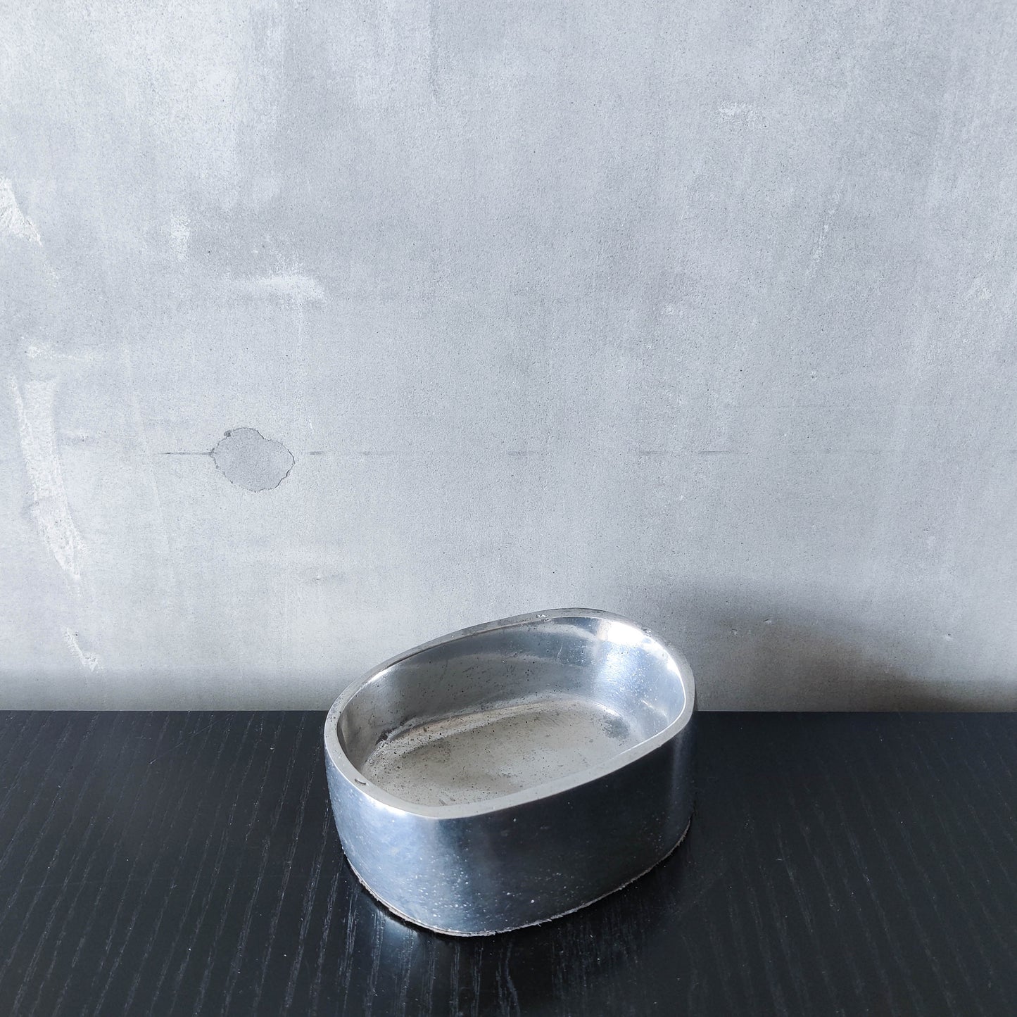 Vintage 1970s Ardisur David Marshall style brutalist cast aluminium ashtray catchall