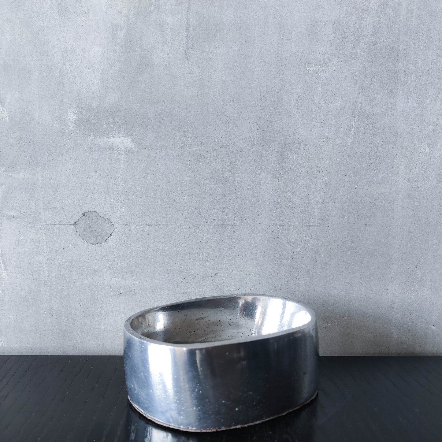 Vintage 1970s Ardisur David Marshall style brutalist cast aluminium ashtray catchall