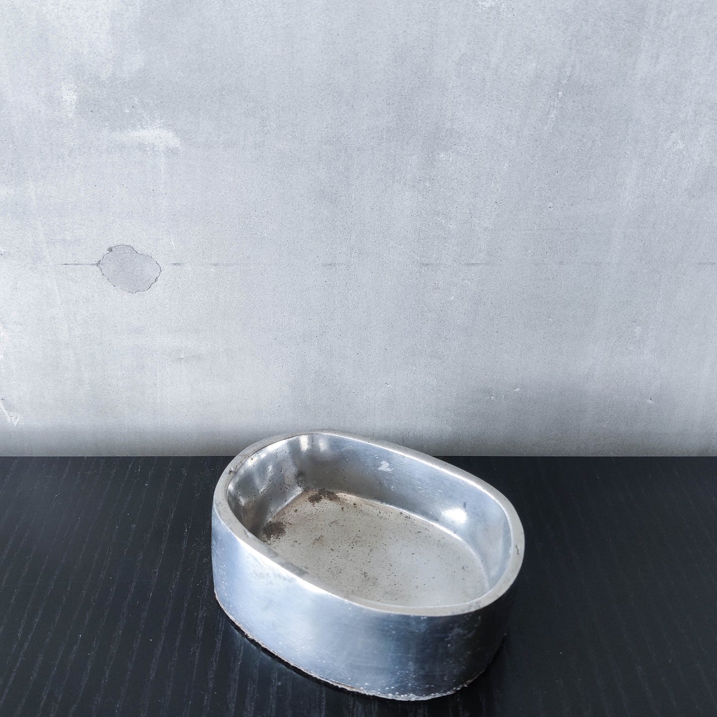 Vintage 1970s Ardisur David Marshall style brutalist cast aluminium ashtray catchall