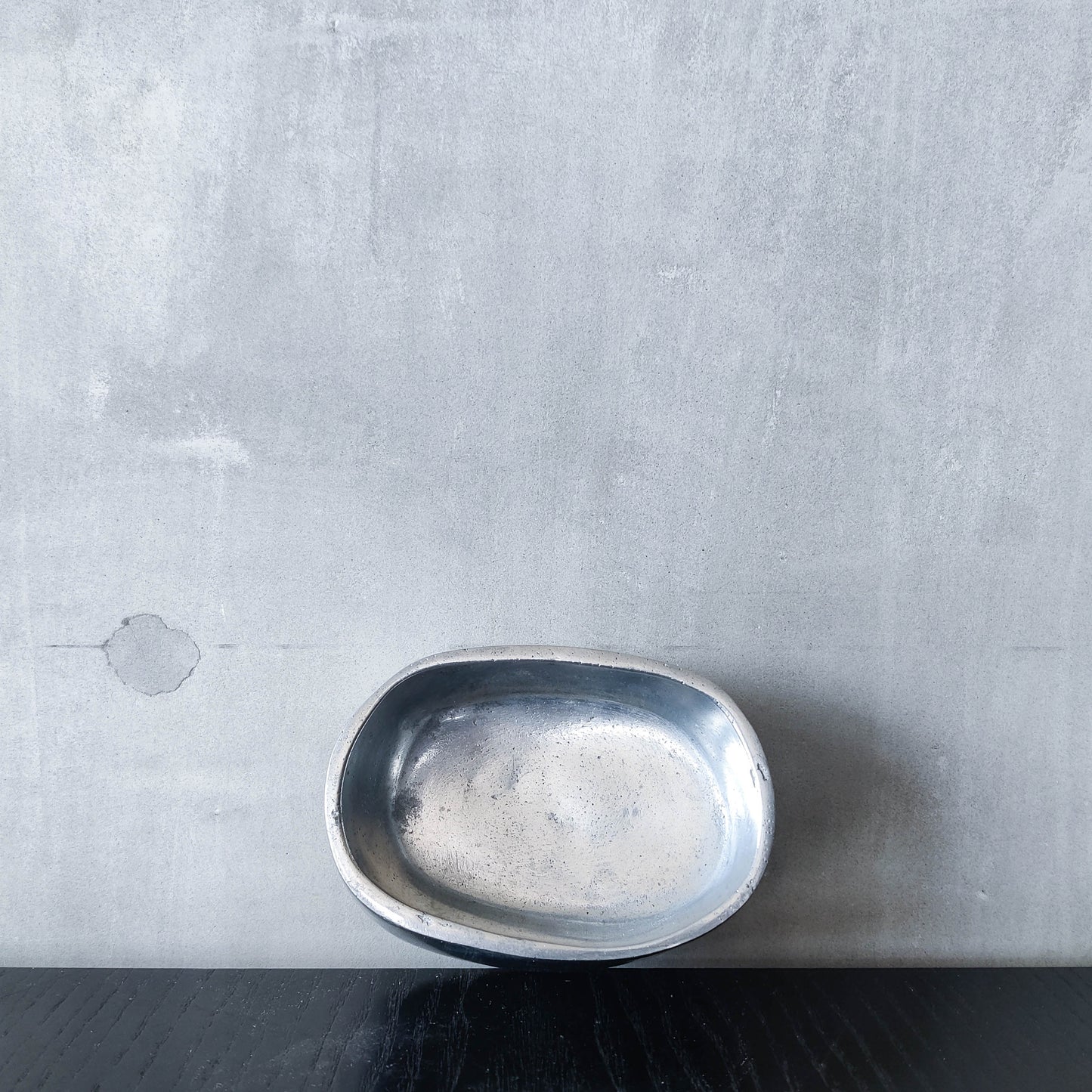 Vintage 1970s Ardisur David Marshall style brutalist cast aluminium ashtray catchall