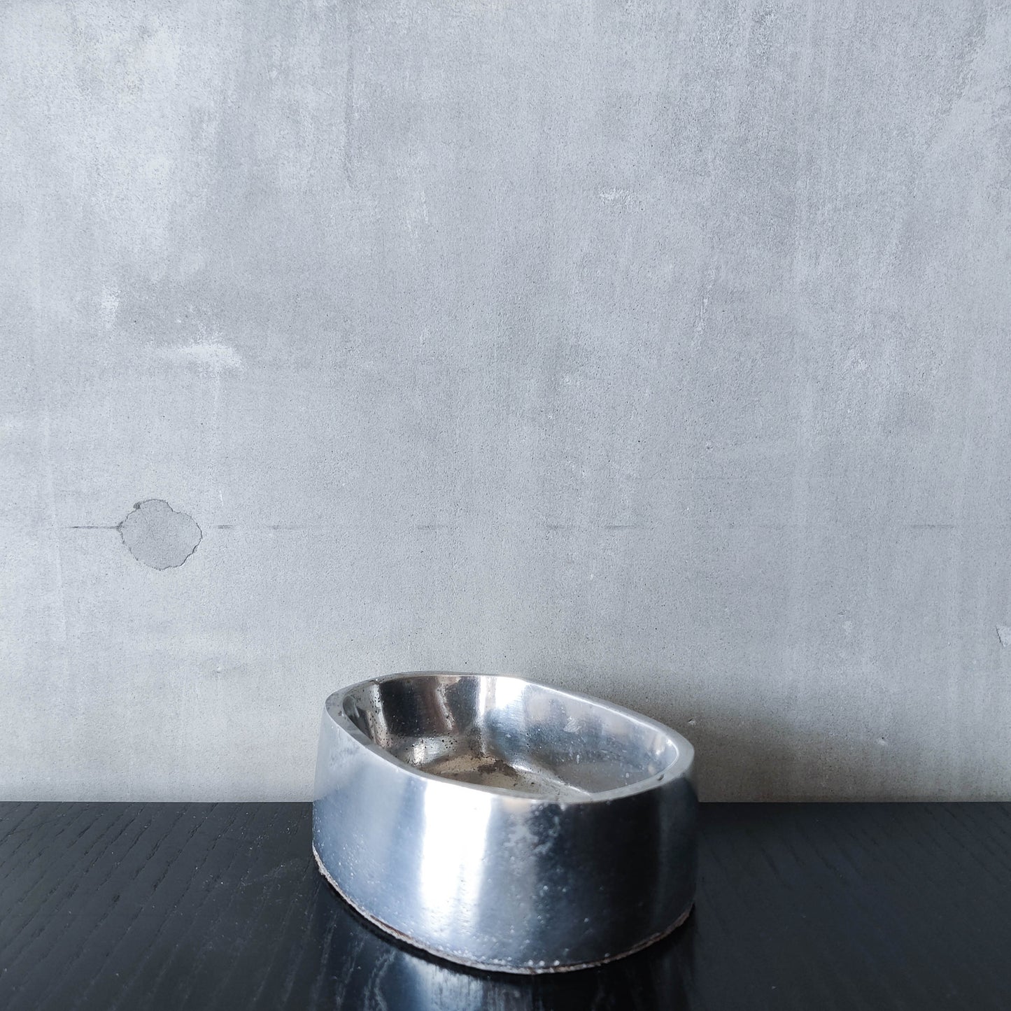 Vintage 1970s Ardisur David Marshall style brutalist cast aluminium ashtray catchall