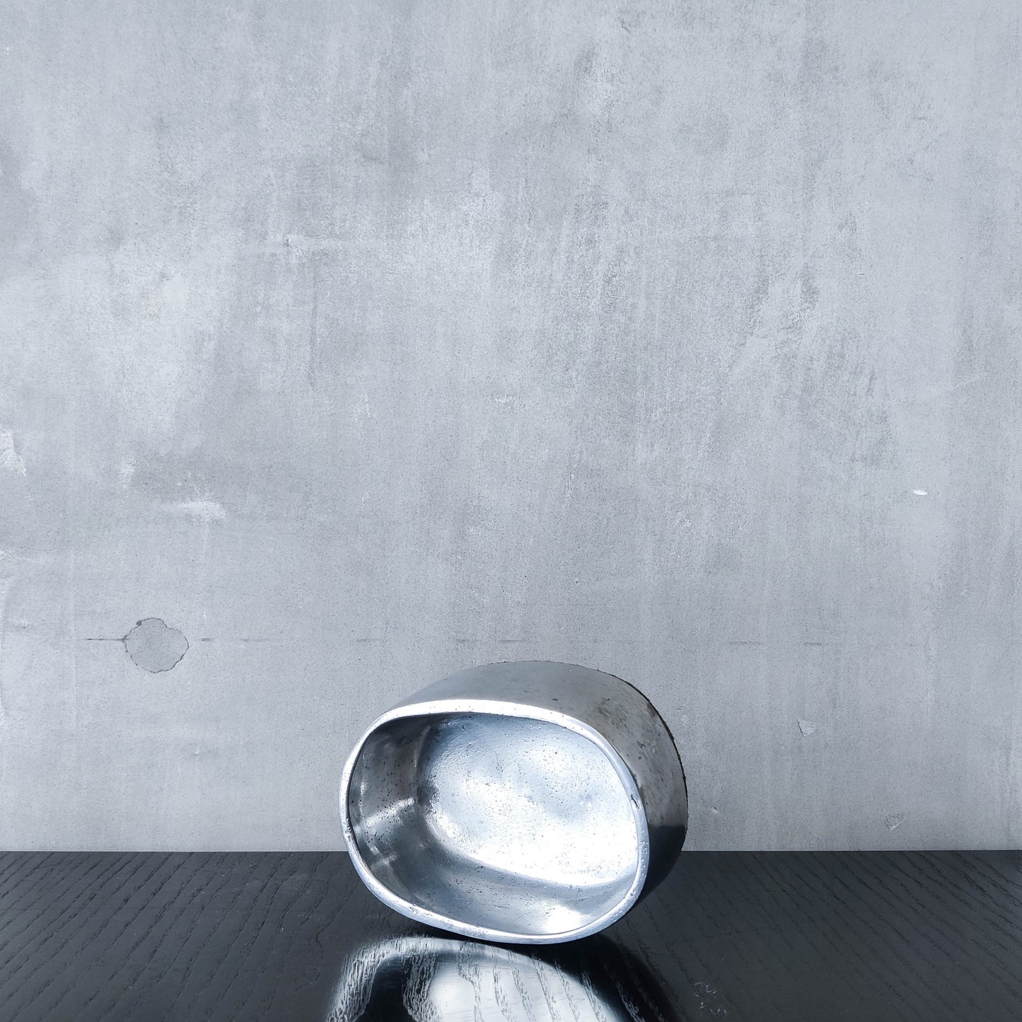 Vintage 1970s Ardisur David Marshall style brutalist cast aluminium ashtray catchall