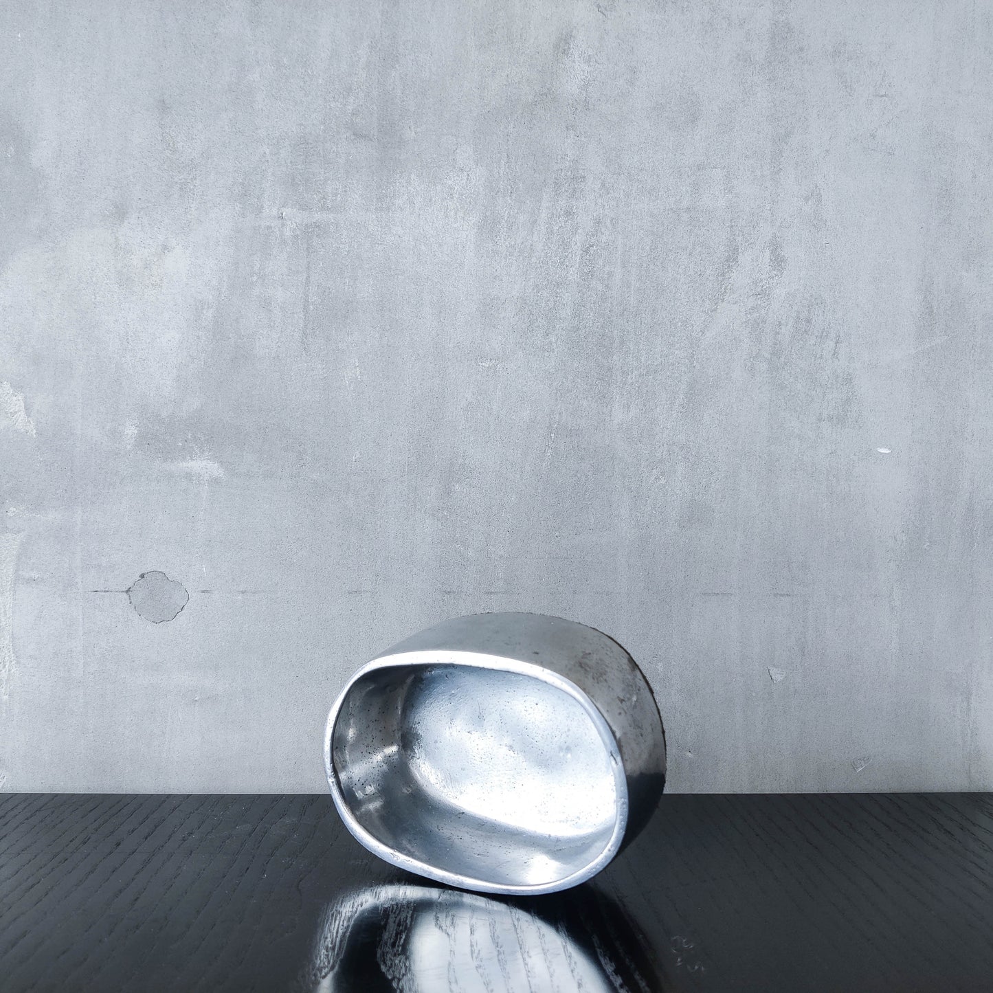 Vintage 1970s Ardisur David Marshall style brutalist cast aluminium ashtray catchall