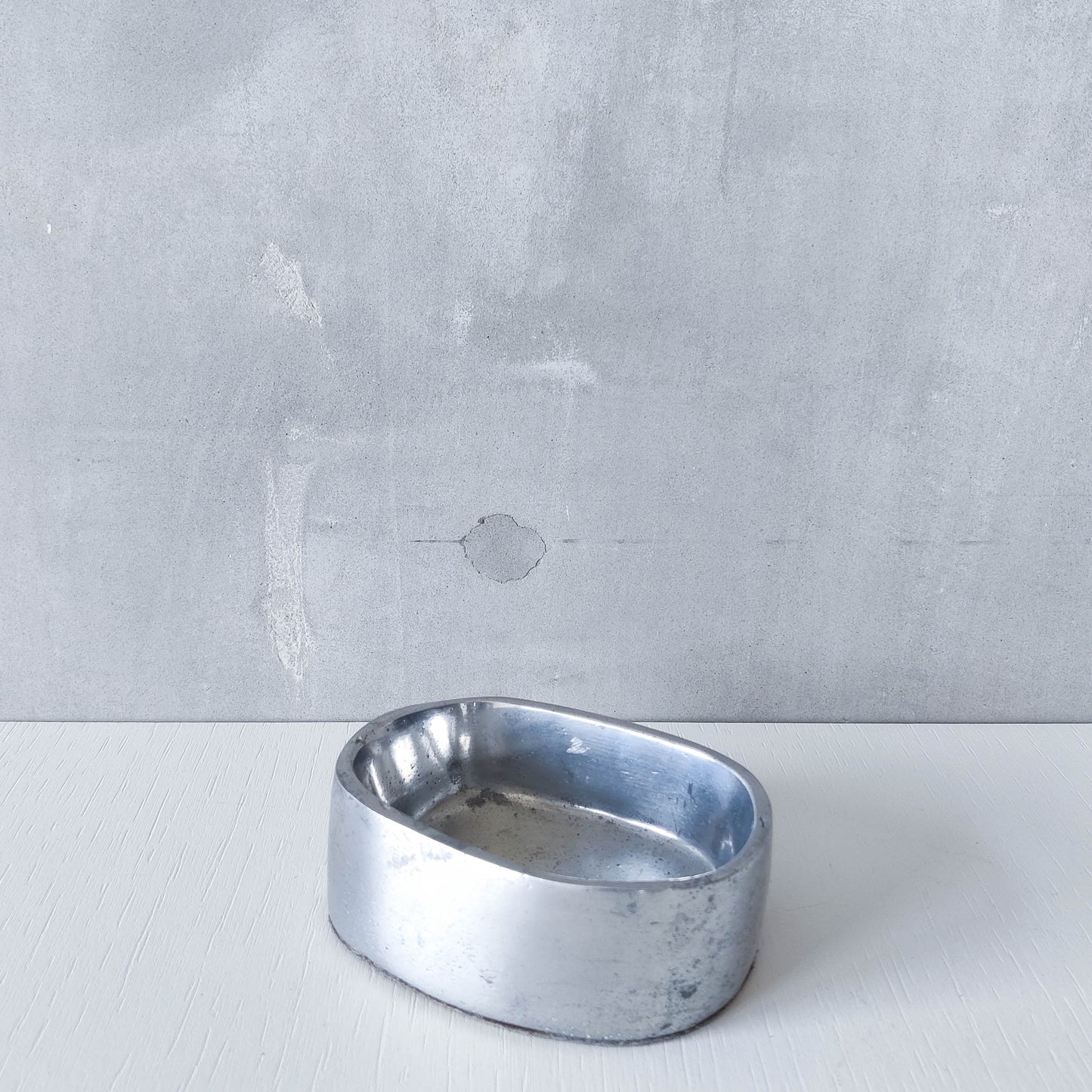 Vintage 1970s Ardisur David Marshall style brutalist cast aluminium ashtray catchall