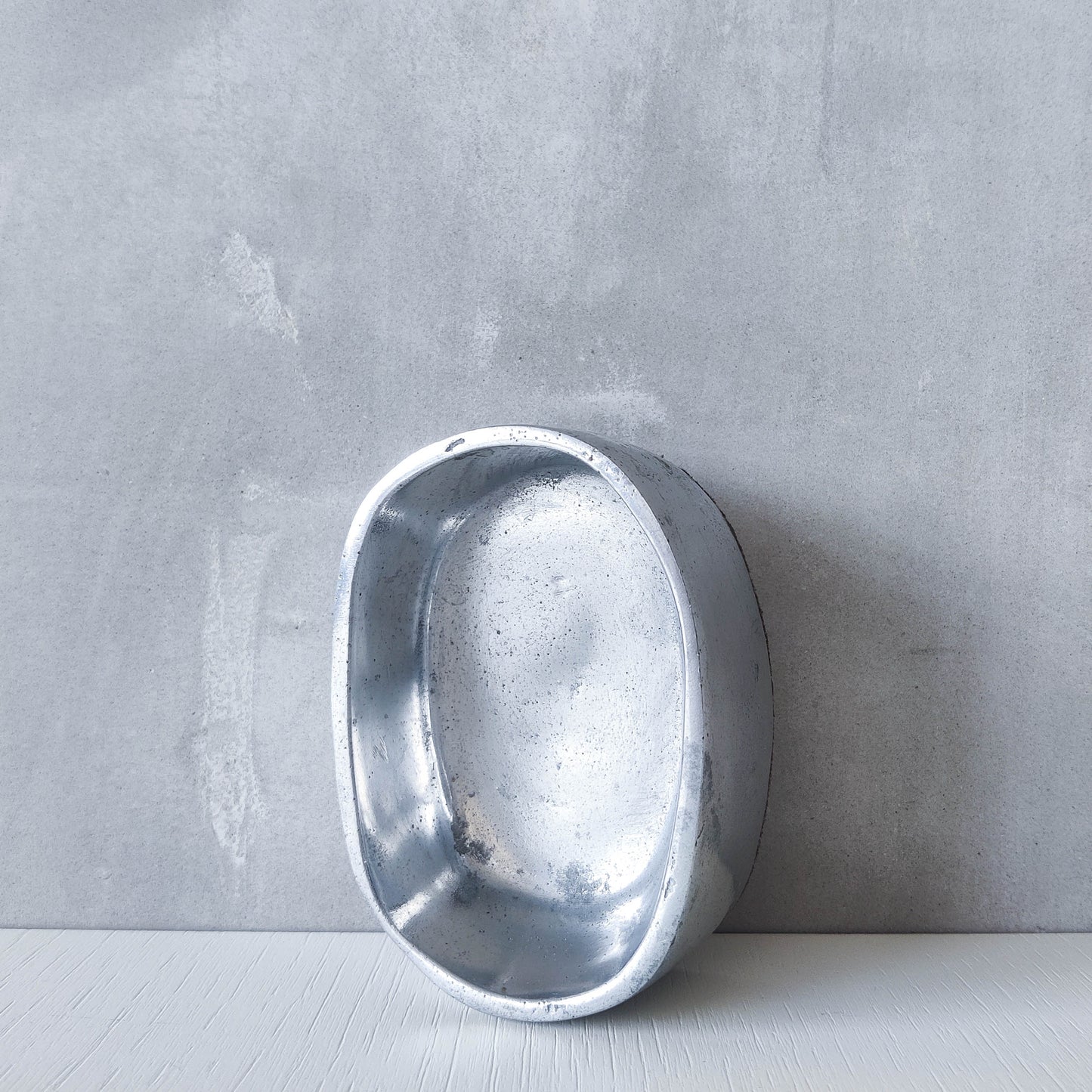 Vintage 1970s Ardisur David Marshall style brutalist cast aluminium ashtray catchall