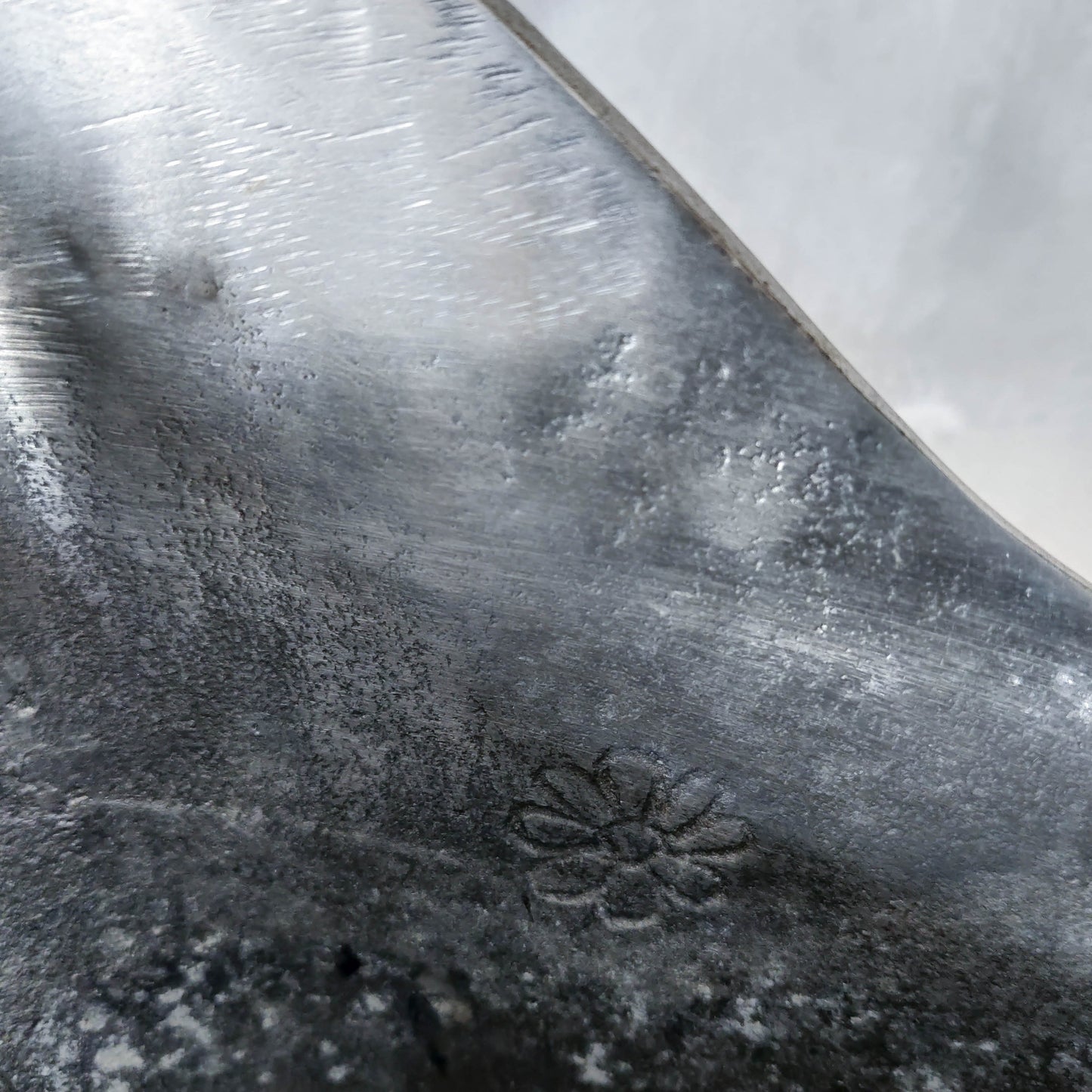 Anna Efverlund 1990s hand cast aluminium vase Swedish organic modernist form