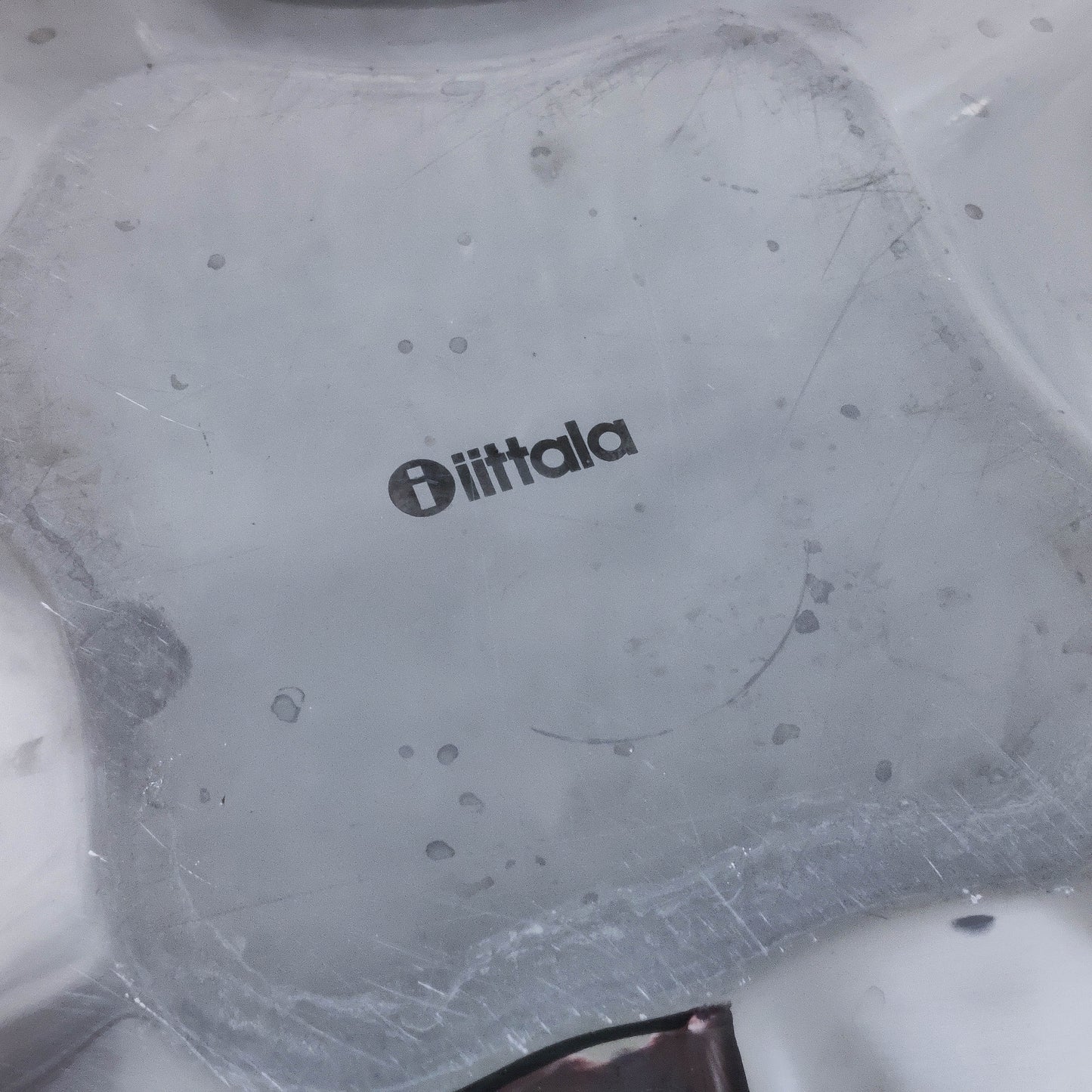 Alvar Aalto for Littala modernist freeform steel bowl sculptural centrepiece