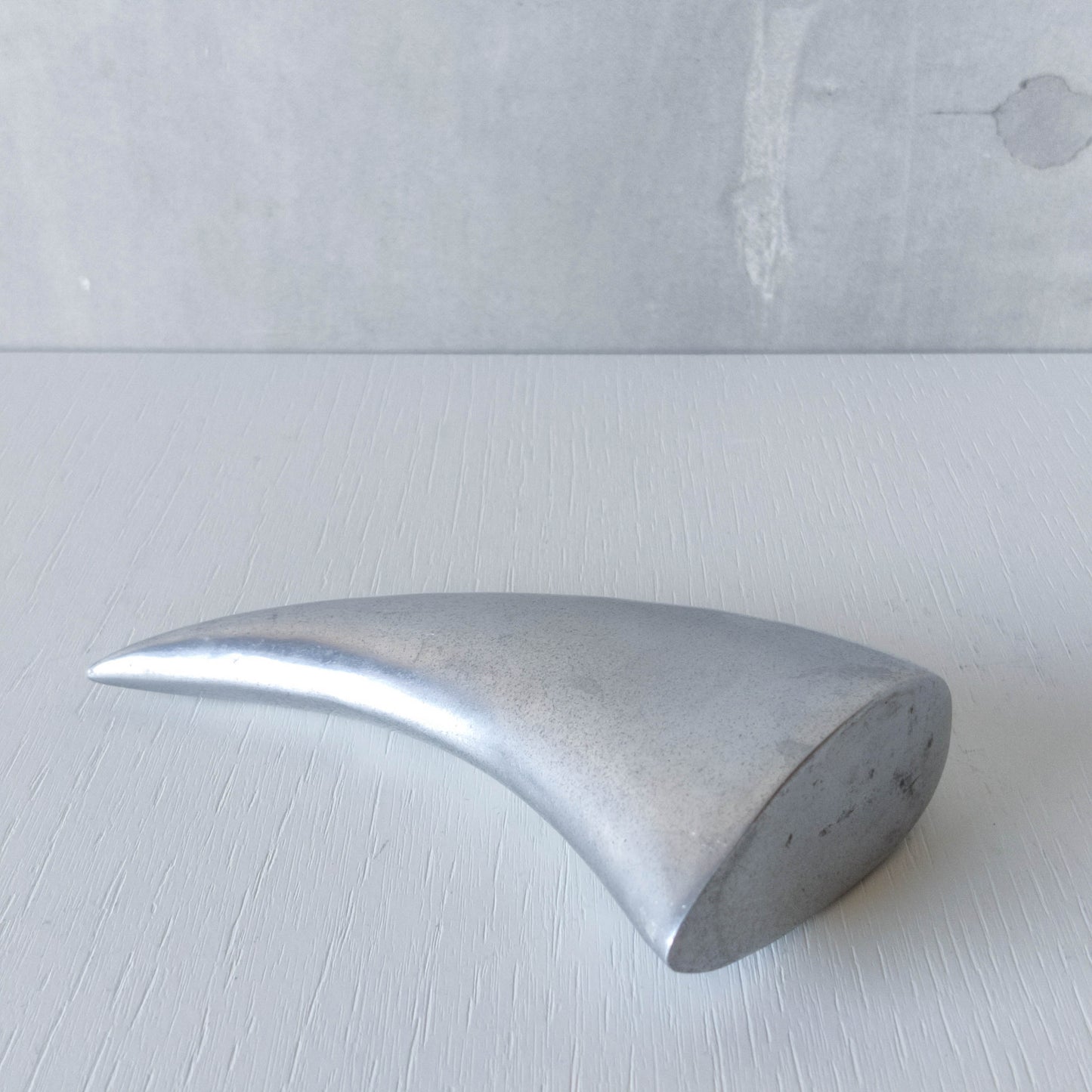 Knut & Marianne Hagberg vintage 90s cast aluminium abstract table sculpture