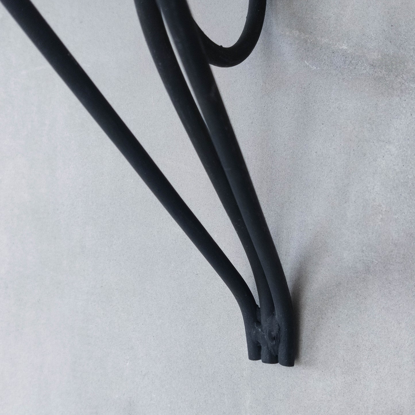 Pair of vintage black welded steel sun candle wall sconces Andre Dubreuil style