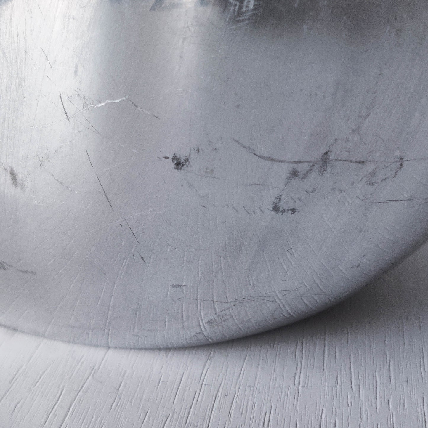 Vintage 00s Neil Cohen for Nambe modernist heavy cast aluminium jug pitcher vase