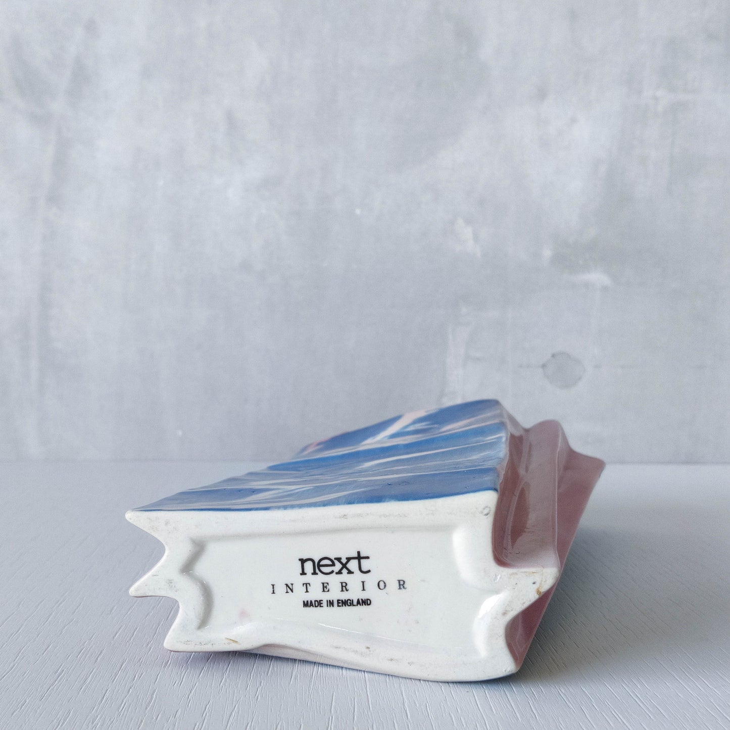 Carol McNicoll for Next Interiors 1985 slip cast pleated vase abstract form