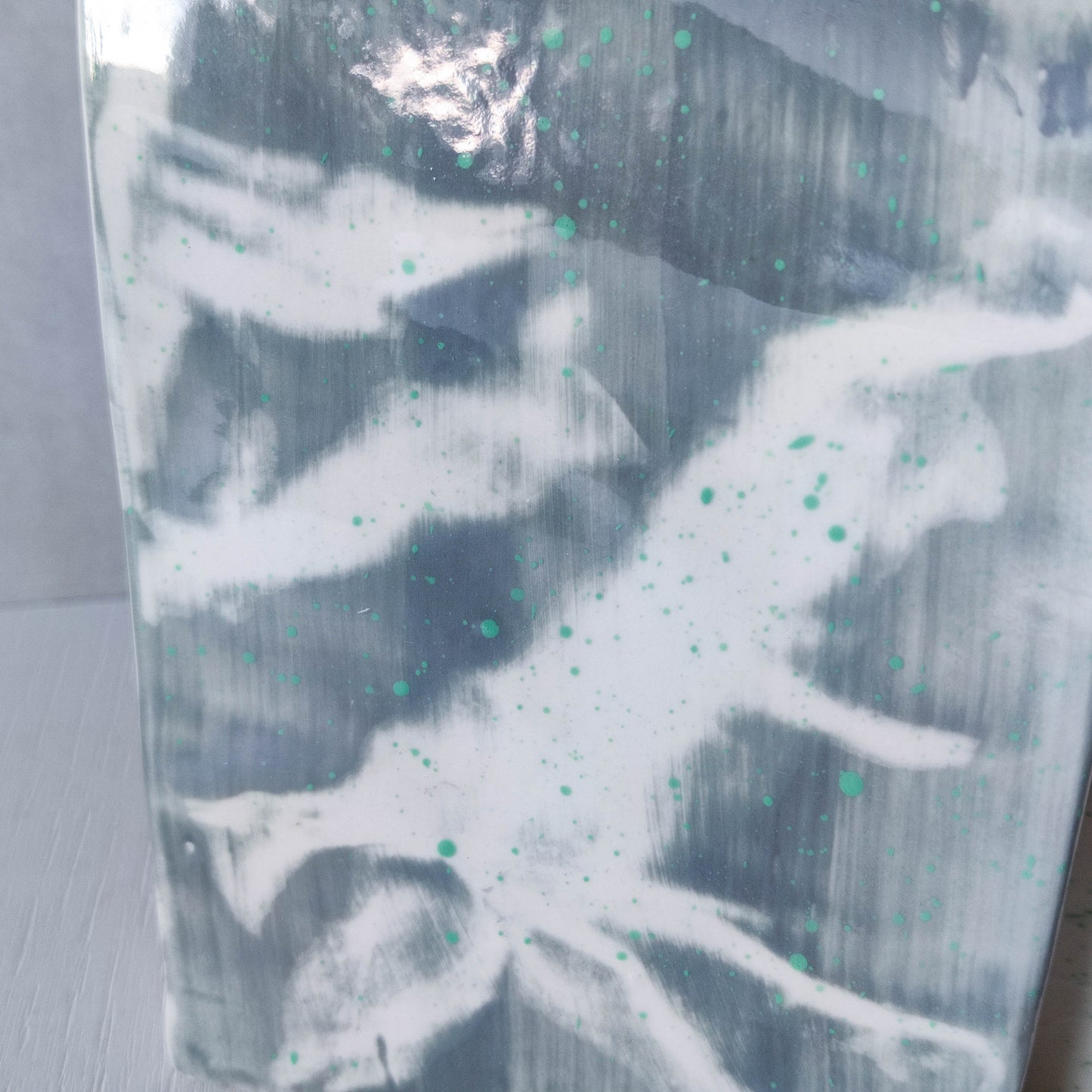 Carol McNicoll for Next Interiors 1985 slip cast pleated vase abstract form