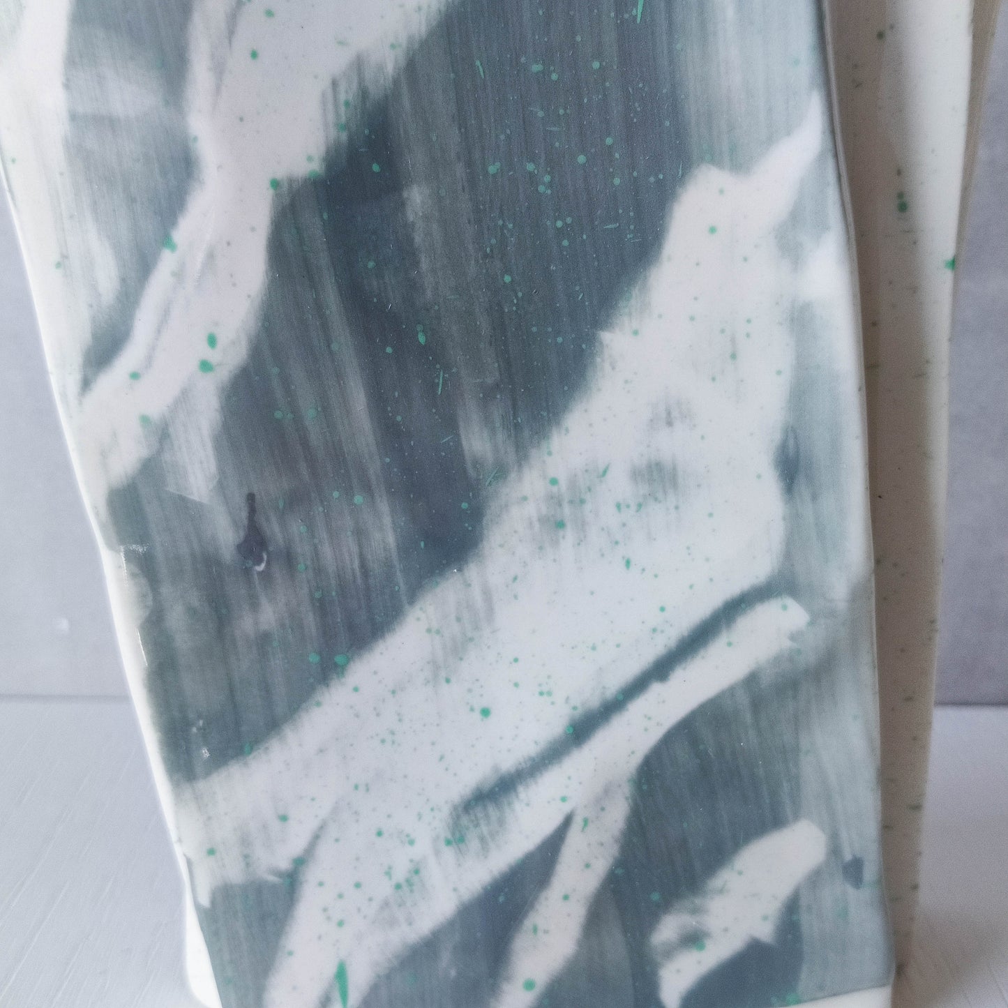 Carol McNicoll for Next Interiors 1985 slip cast pleated vase abstract form