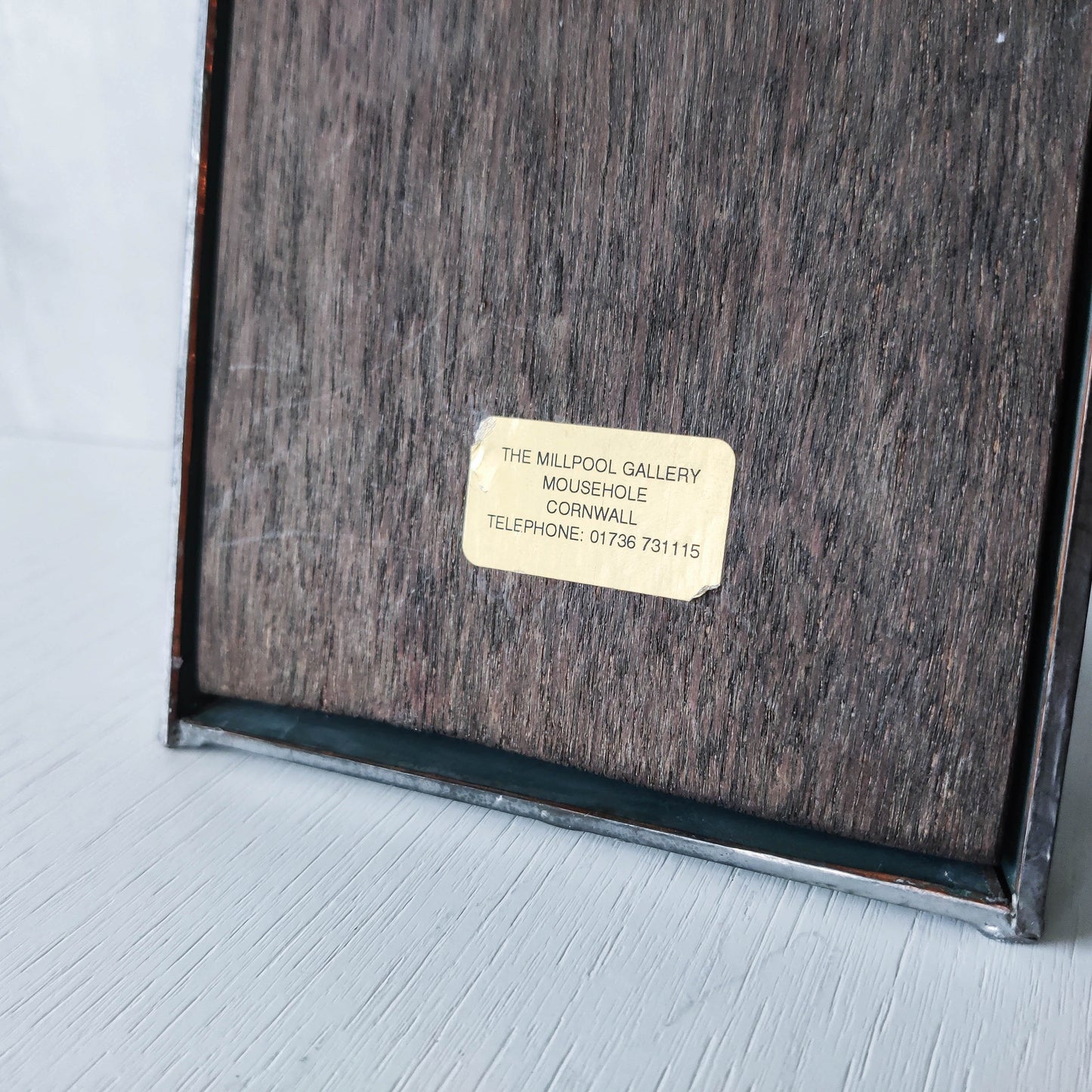 Pair of vintage handmade leaded mirror glass faceted candle holder wall sconces