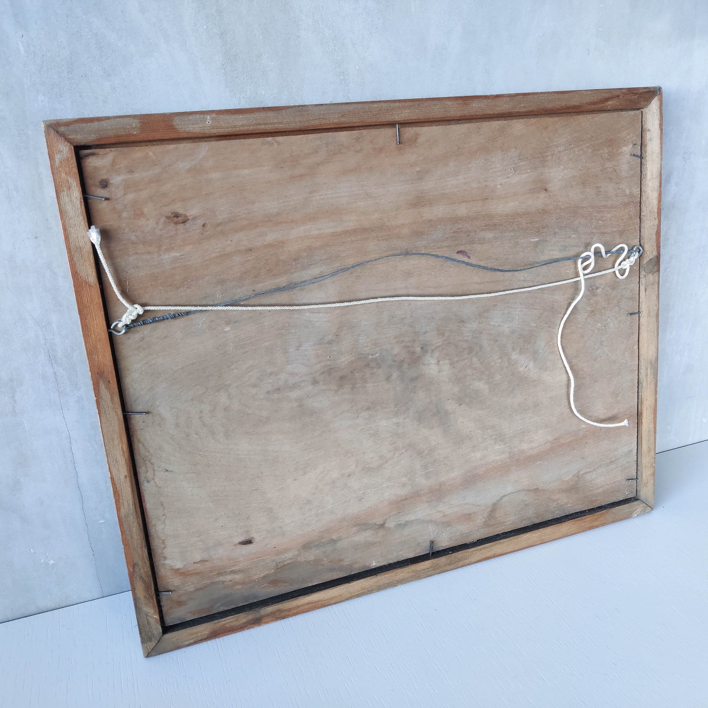 Vintage carved pieced wood wall sculpture relief abstract sun