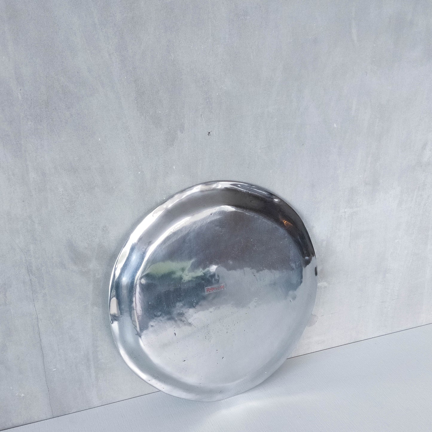 Izabel Lam vintage deadstock 1990s cast aluminium organic modernist platter centerpiece