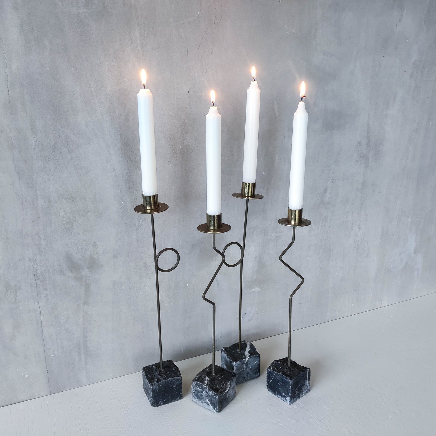 Vintage 1980s 4 x Ikea Krasen Candle Holders by Ehlen Johansson