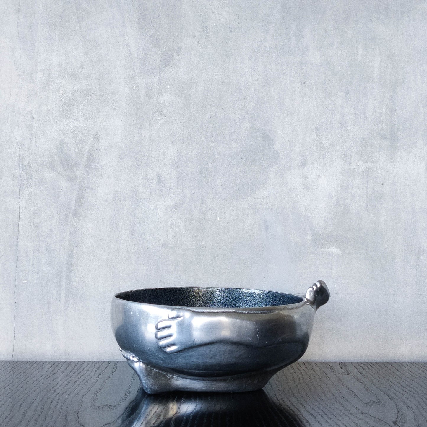 Carrol Boyes vintage cast aluminium sculptural figural bowl