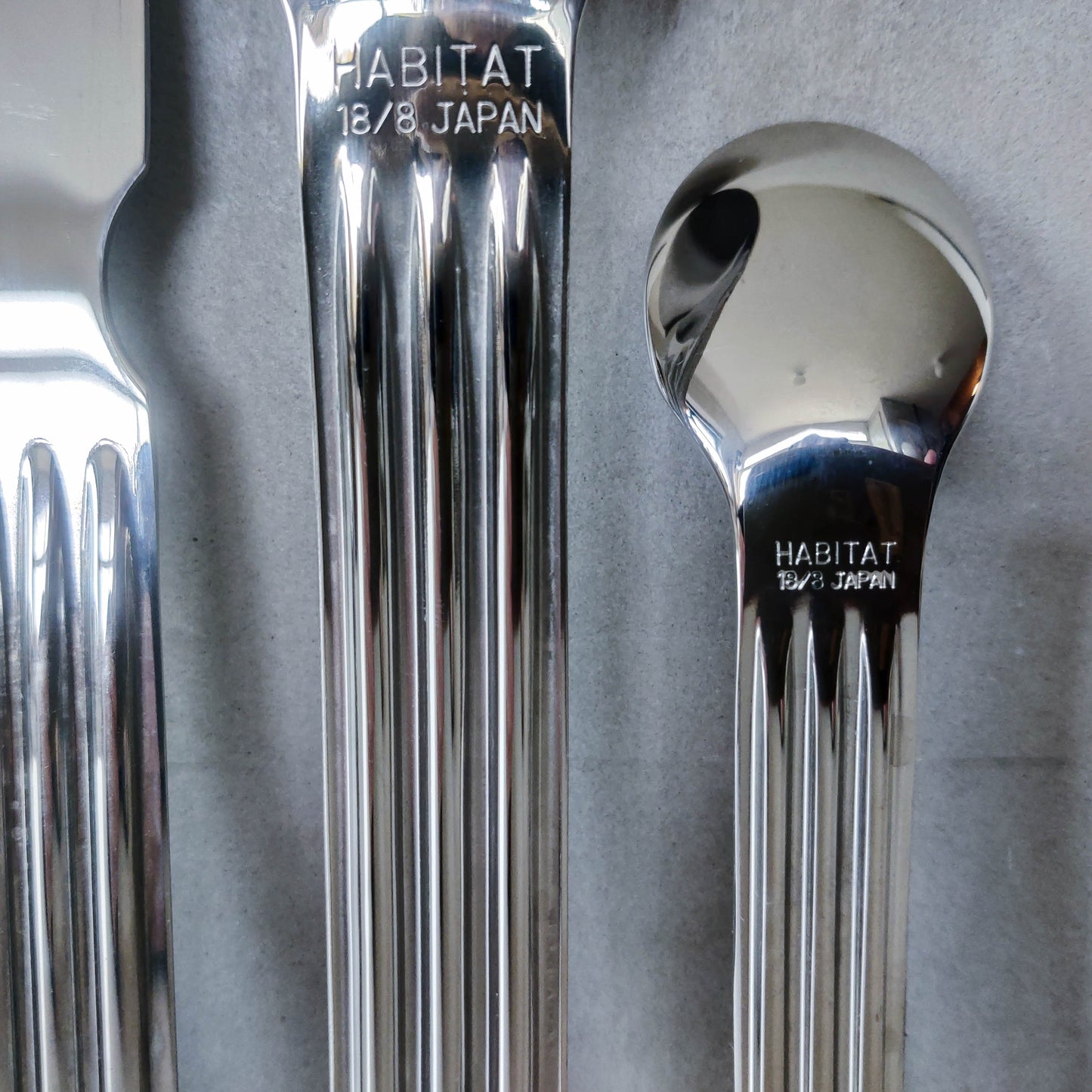 1990s Avant Garde 24 piece cutlery set designed by Terence Conran for Habitat