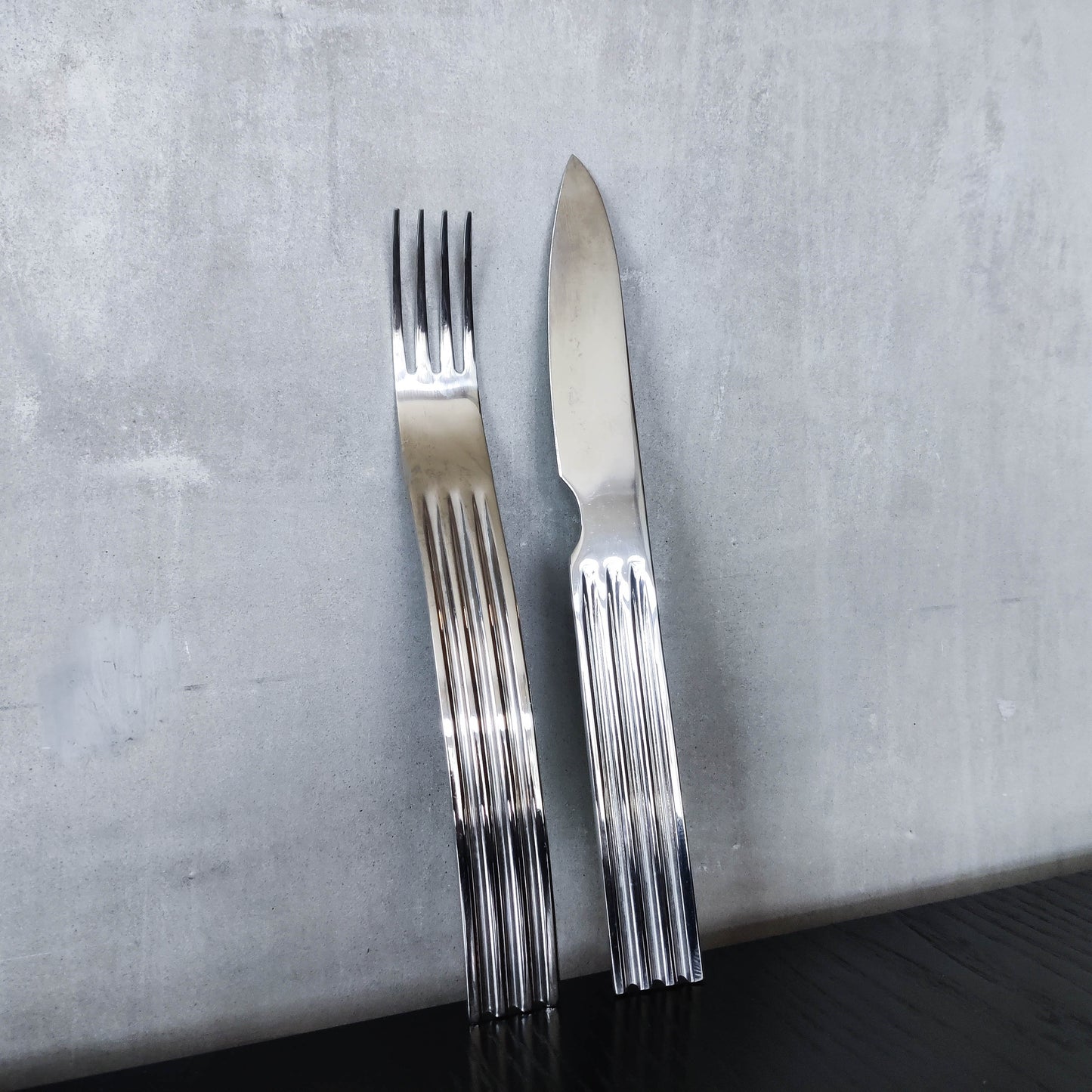 1990s Avant Garde 24 piece cutlery set designed by Terence Conran for Habitat
