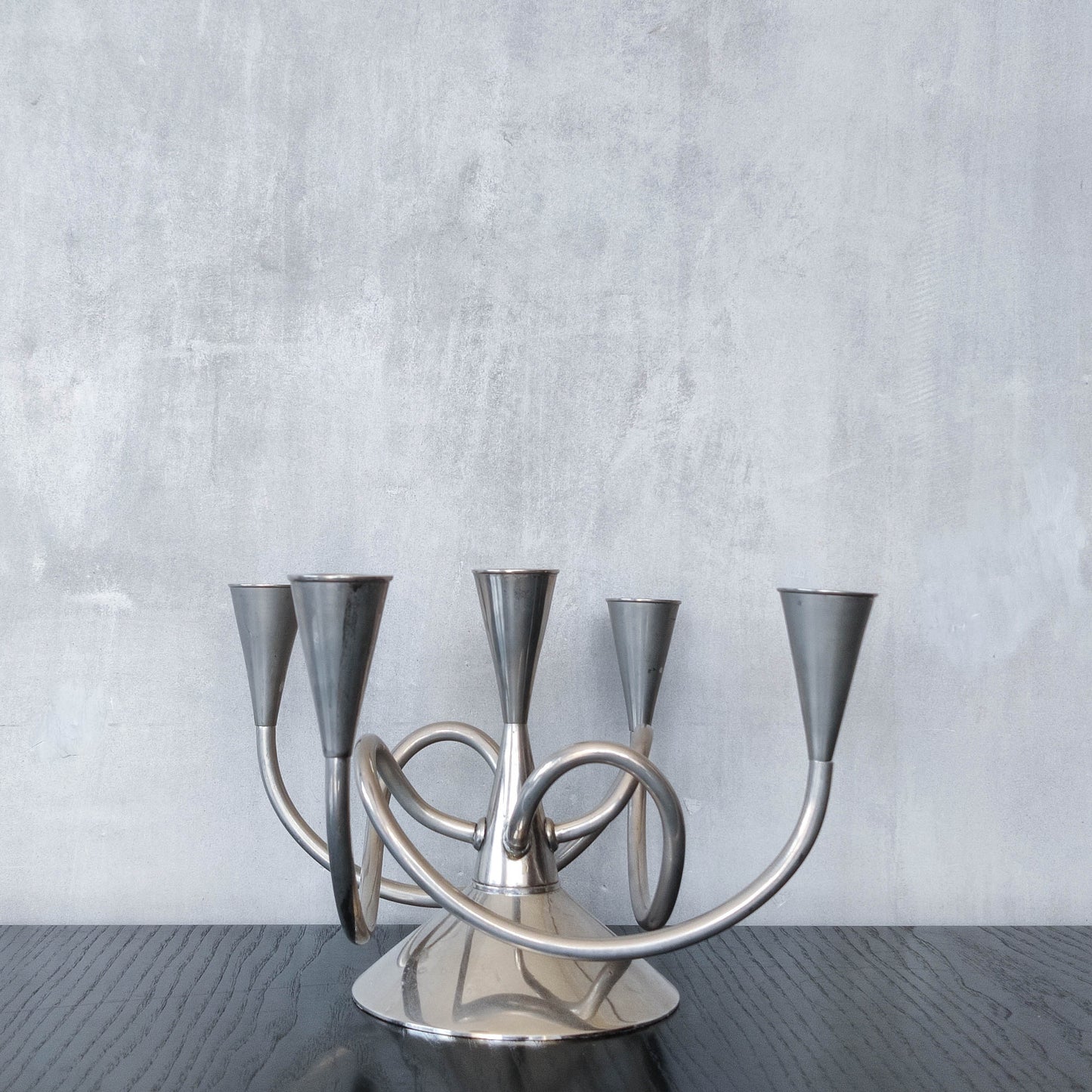 Vintage sculptural Giuseppe Chigiotti for Driade candelabra, Italy