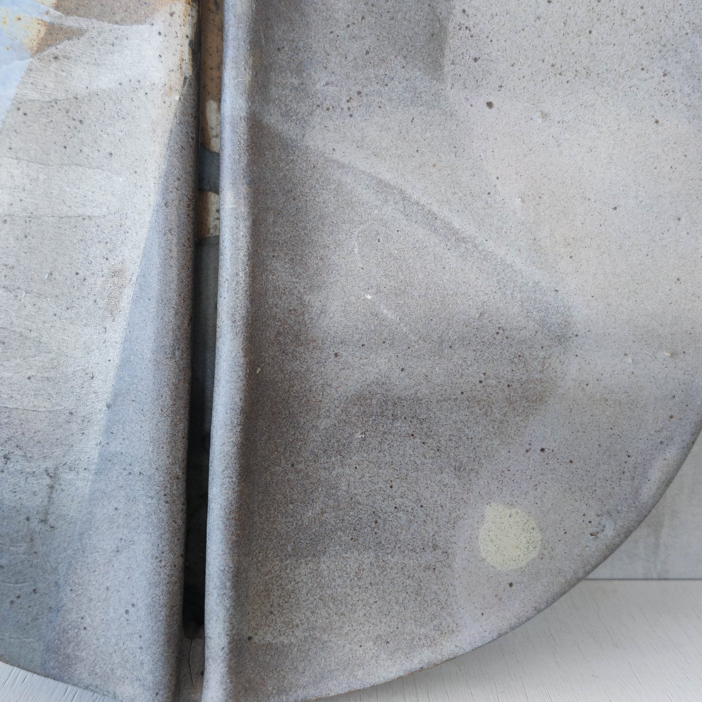 Frank Pottinger Scottish sculptor glazed ceramic stoneware abstract wall relief sculpture