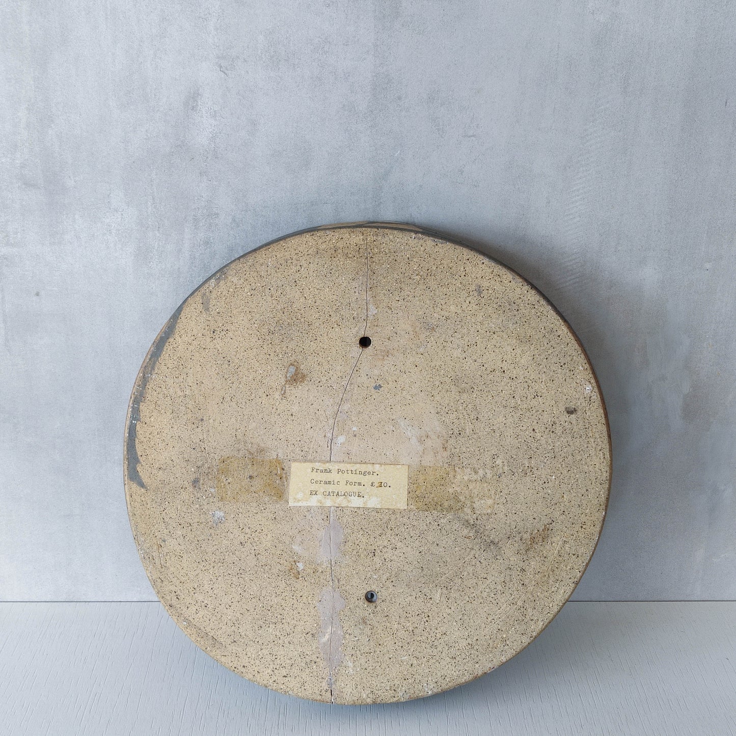Frank Pottinger Scottish sculptor glazed ceramic stoneware abstract wall relief sculpture