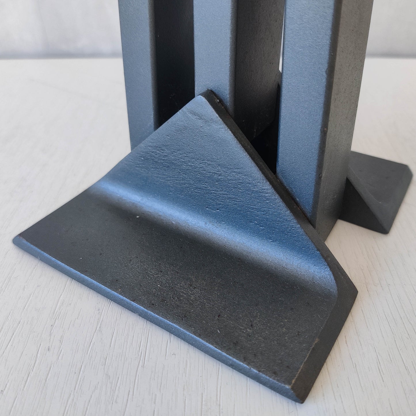 A 1980s Alfrank postmodern style neoclassical column table lamp base