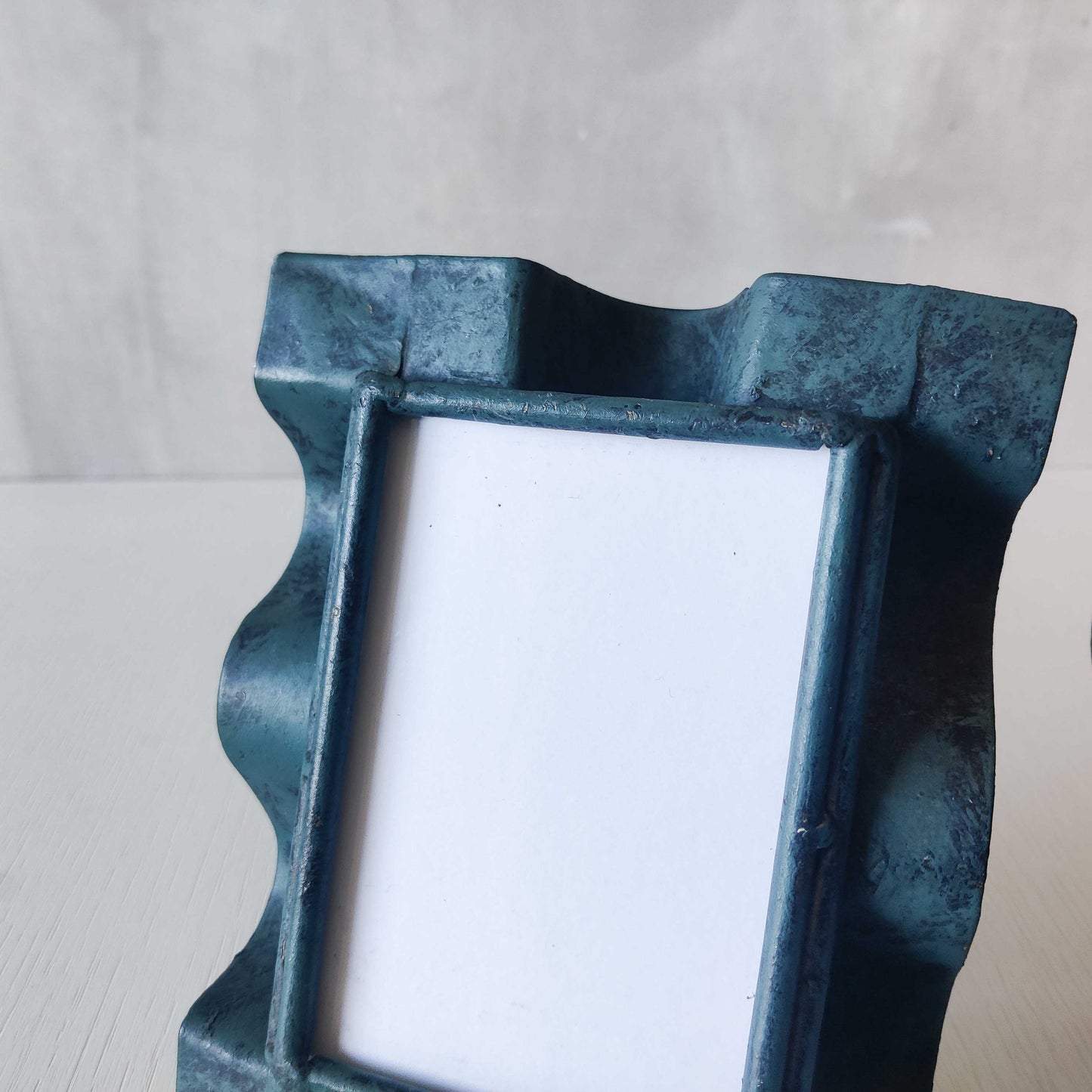 Pair of sculptural painted frames