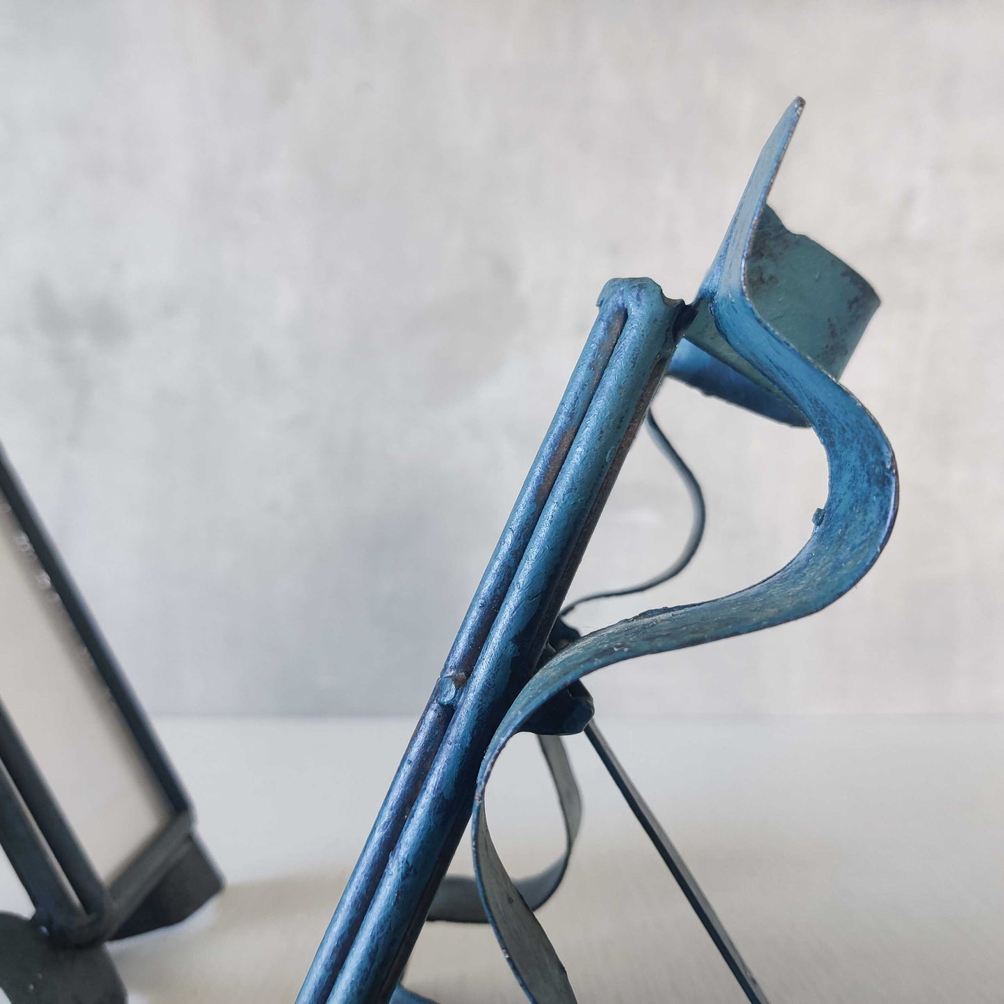Pair of sculptural painted frames