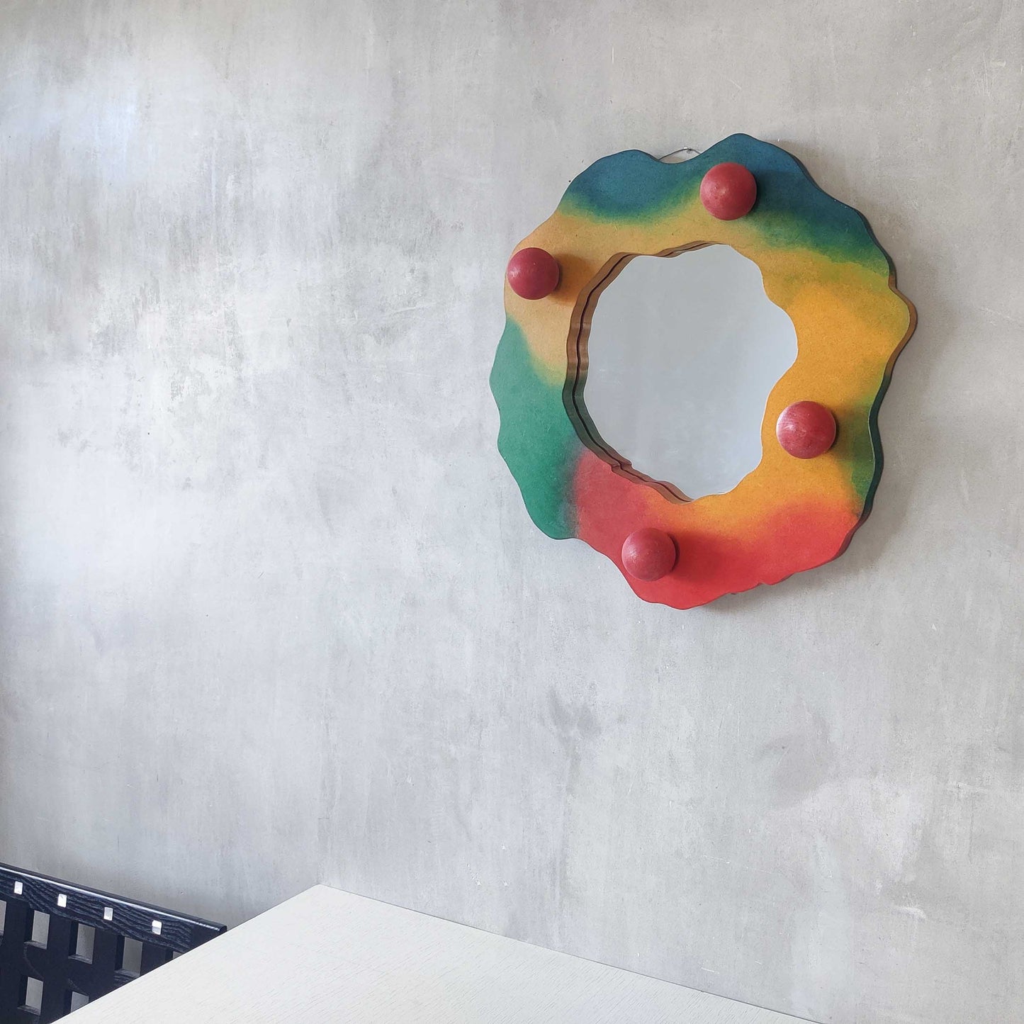 Painted mirror