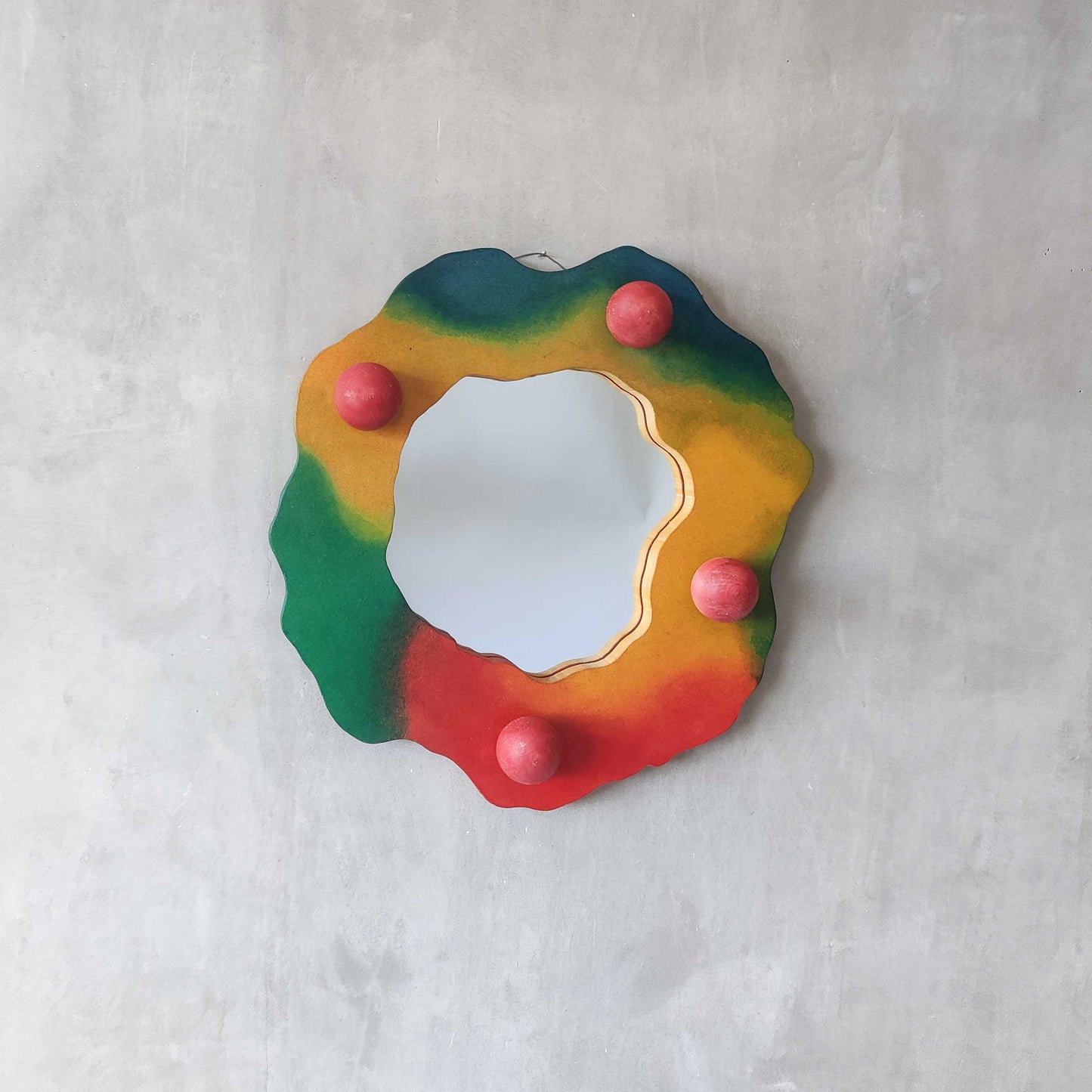 Painted mirror