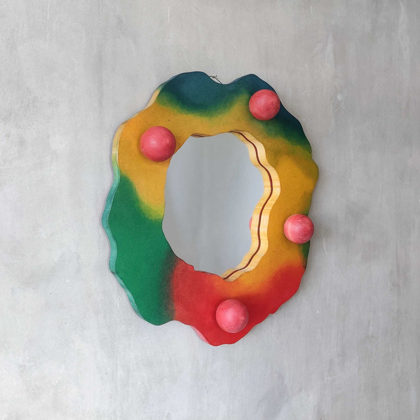 Painted mirror