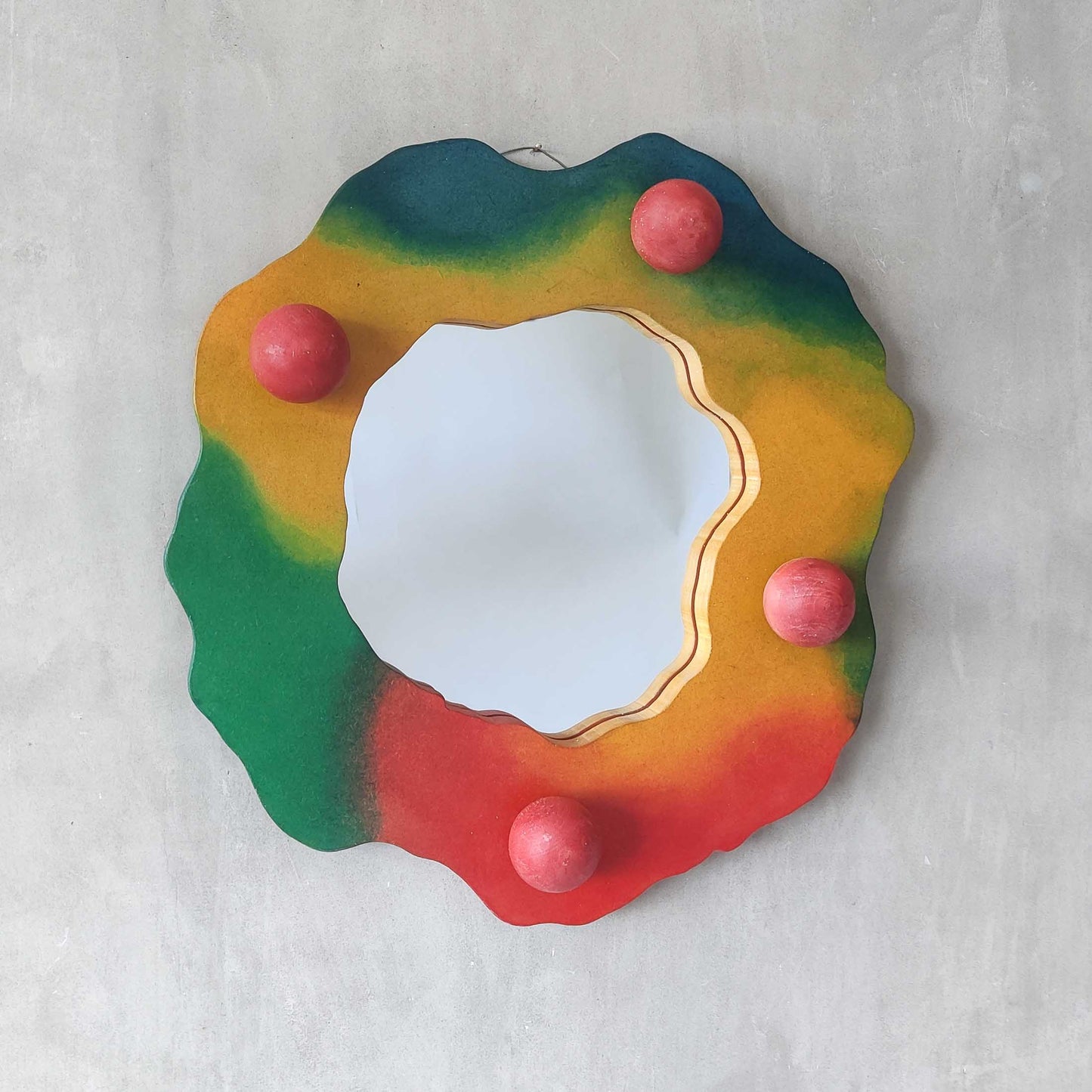 Painted mirror