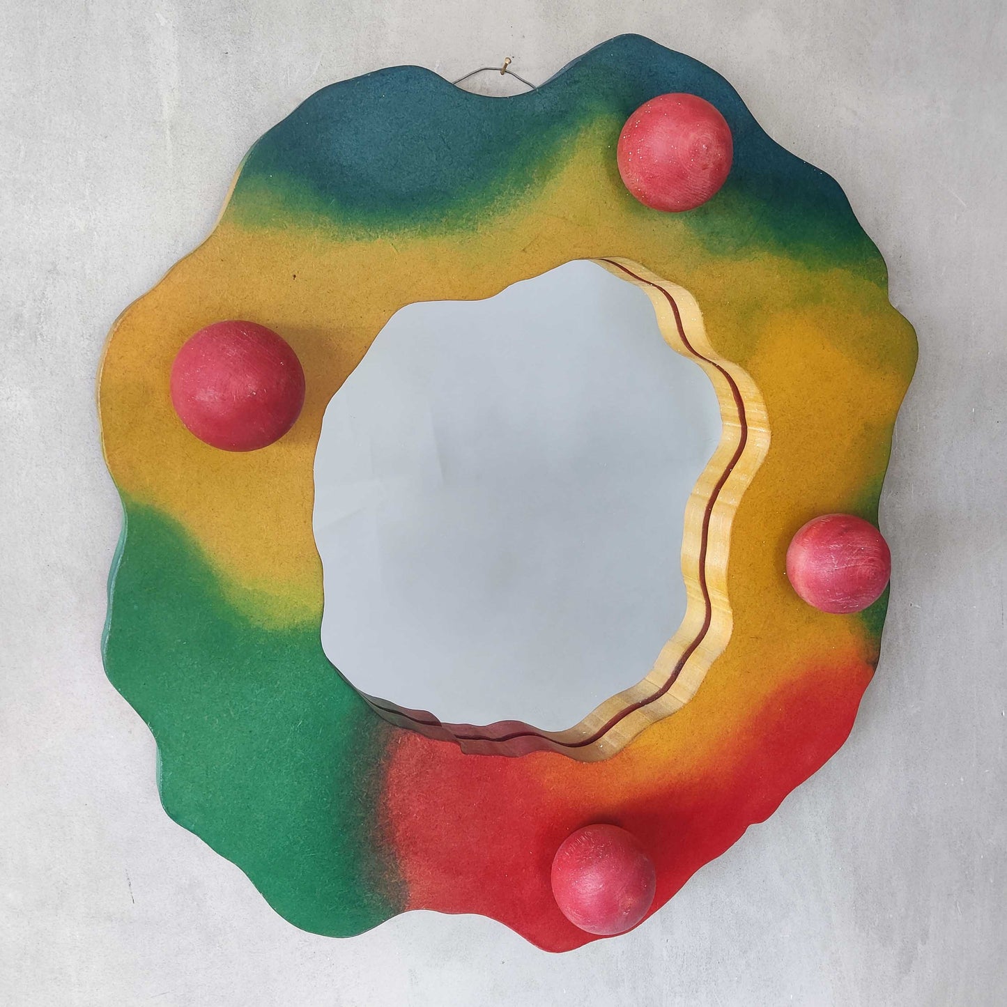Painted mirror