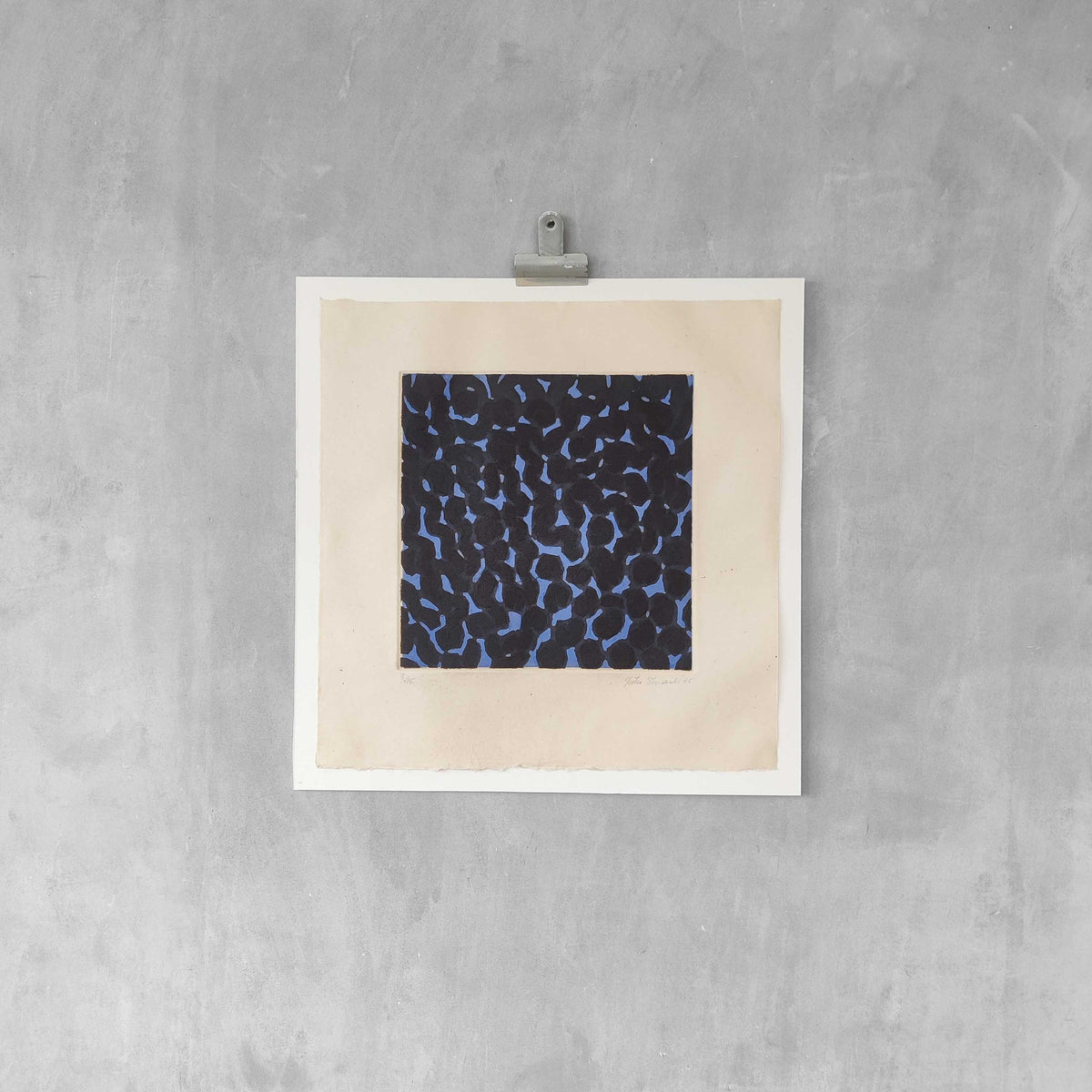 A 1985 framed etching by Yuko Shiraishi (b 1956)